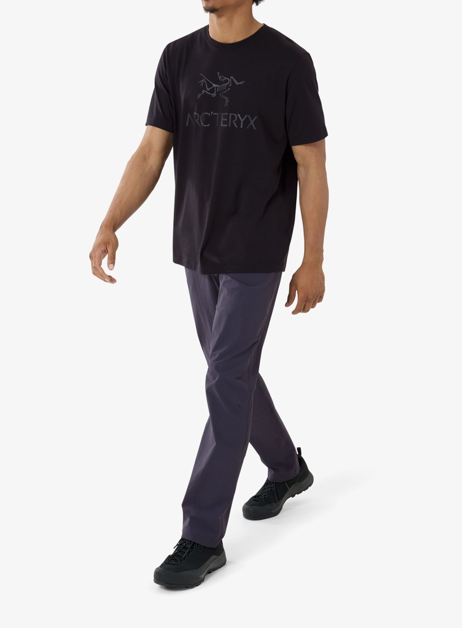 Majica s tiskom Arcteryx ArcWord Logo Shirt SS - black