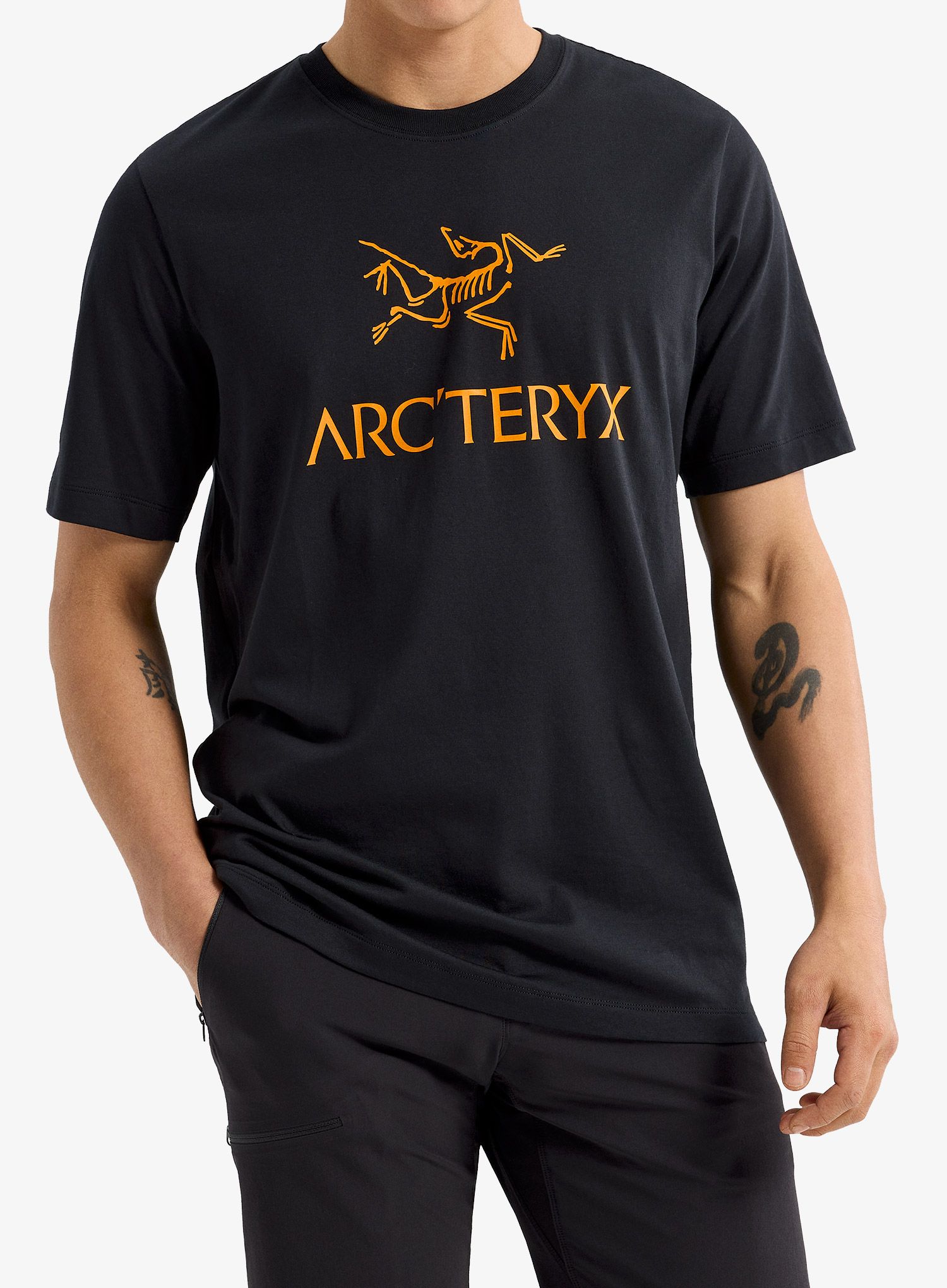 Majica s tiskom Arcteryx ArcWord Logo Shirt SS - black II