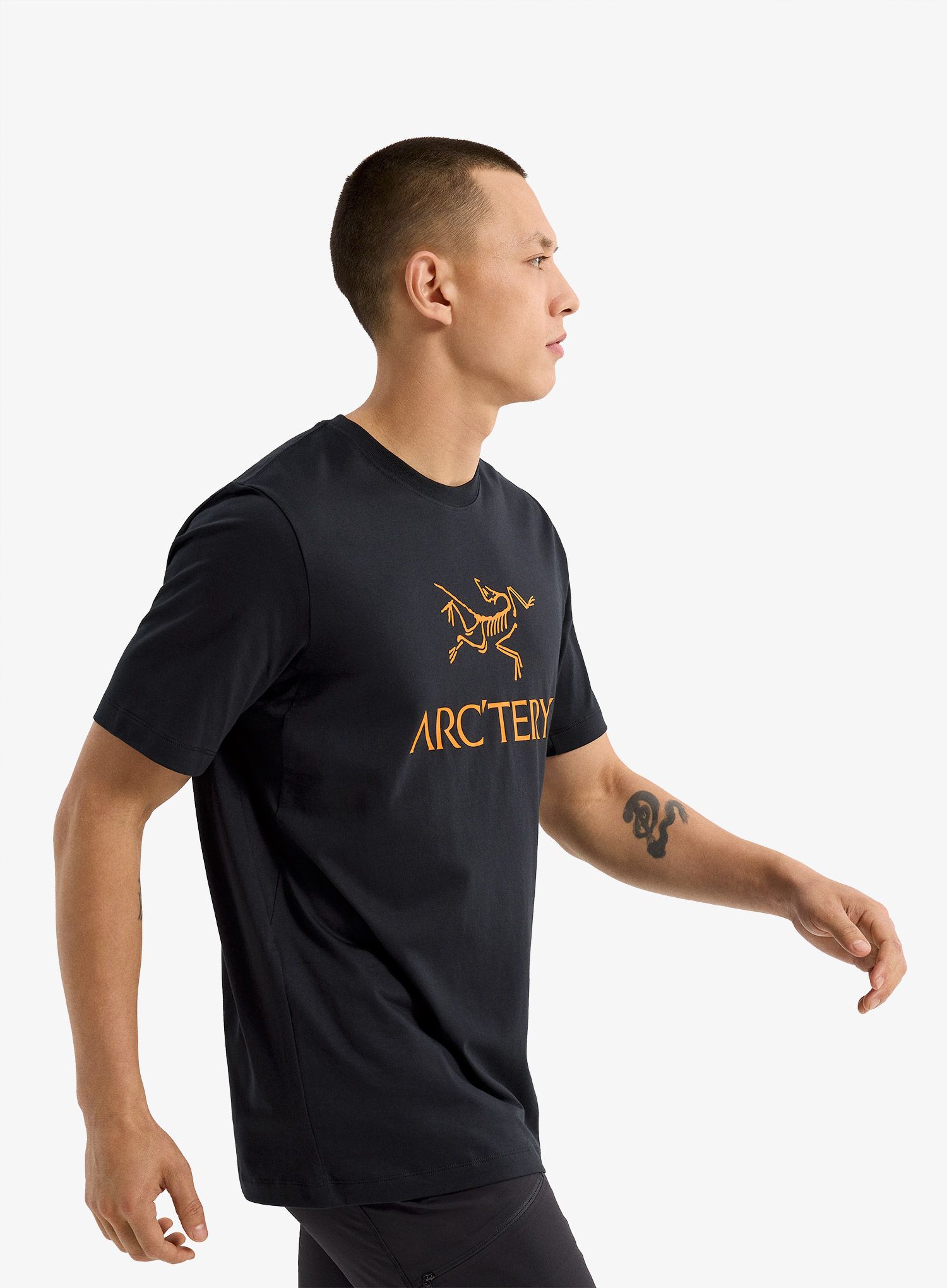 Majica s tiskom Arcteryx ArcWord Logo Shirt SS - black II