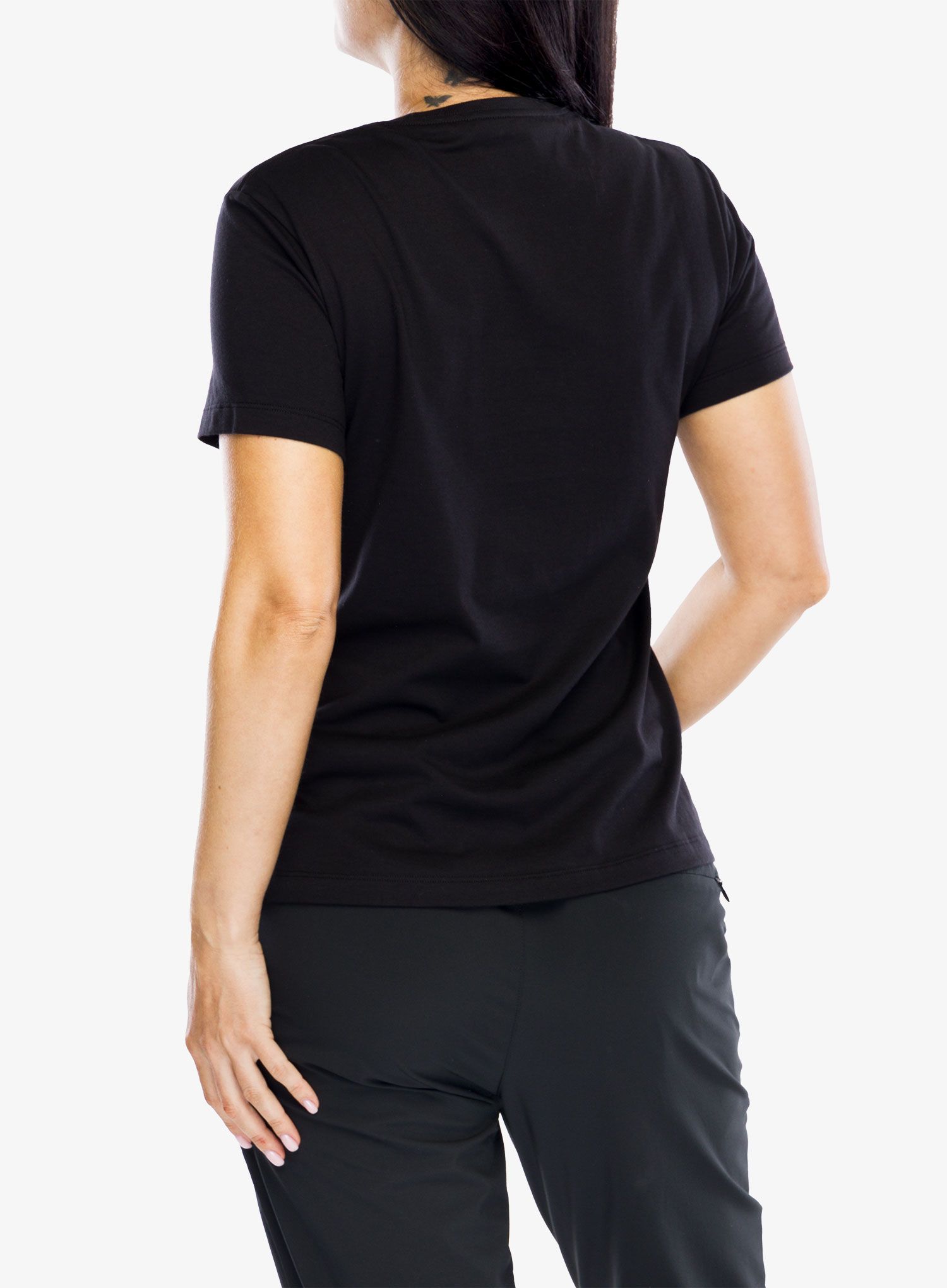 Ženska pamučna majica Arcteryx ArcWord Cotton T-Shirt SS - black