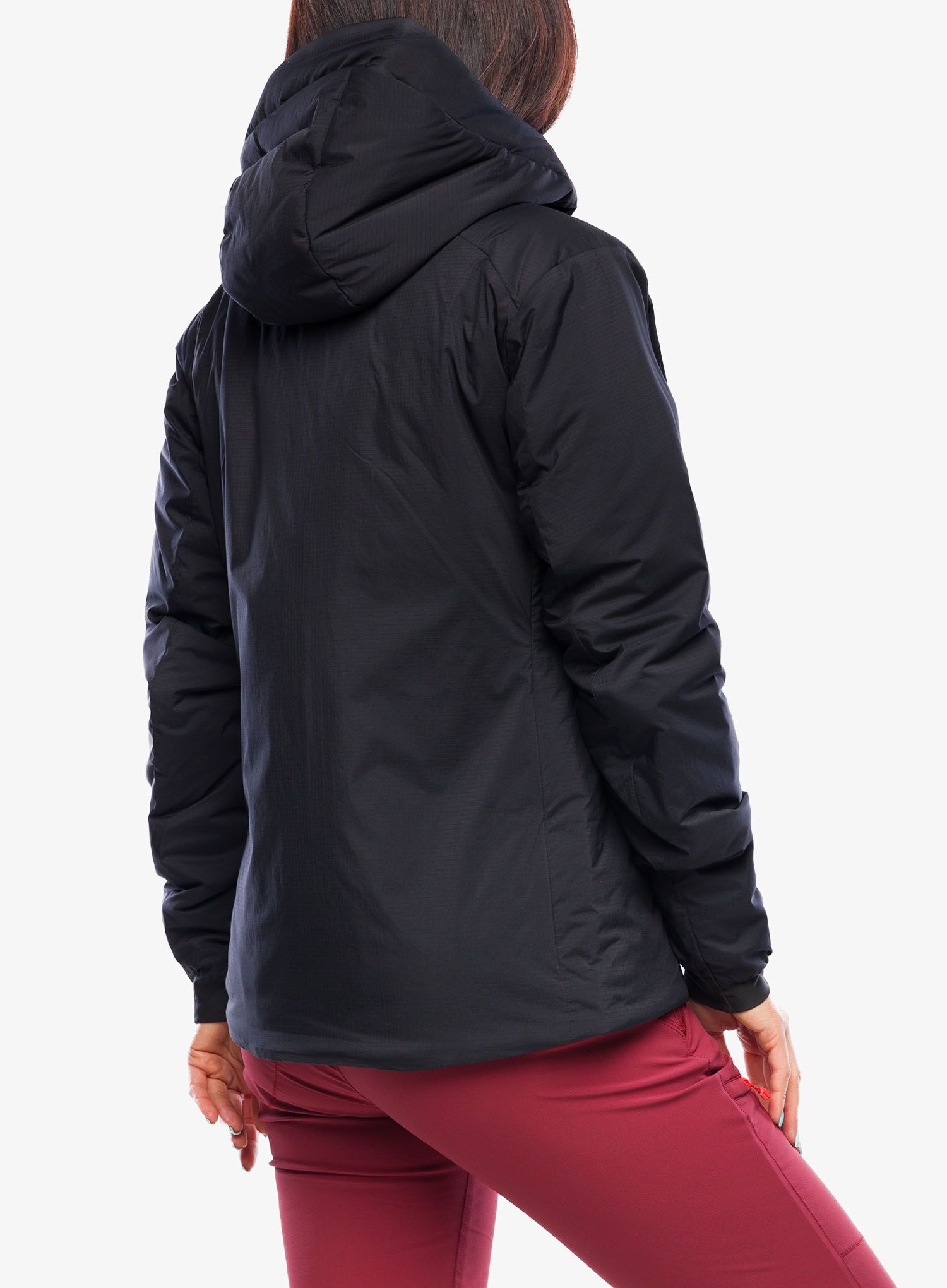 Jakna s postavom Arcteryx Atom Heavyweight Hoody - black