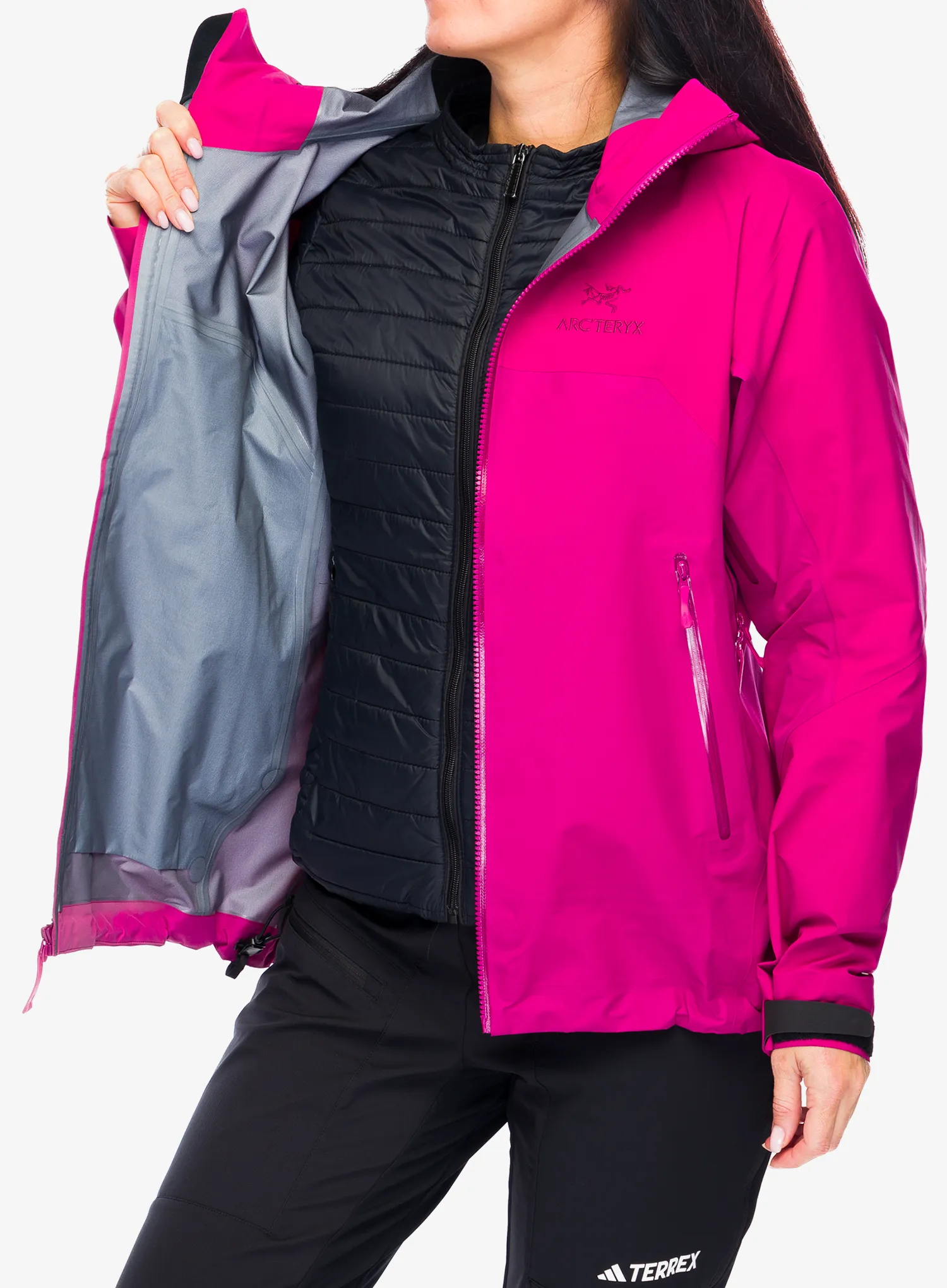 Ženska jakna s membranom Arcteryx Beta AR Jacket Stormhood - amaranthus
