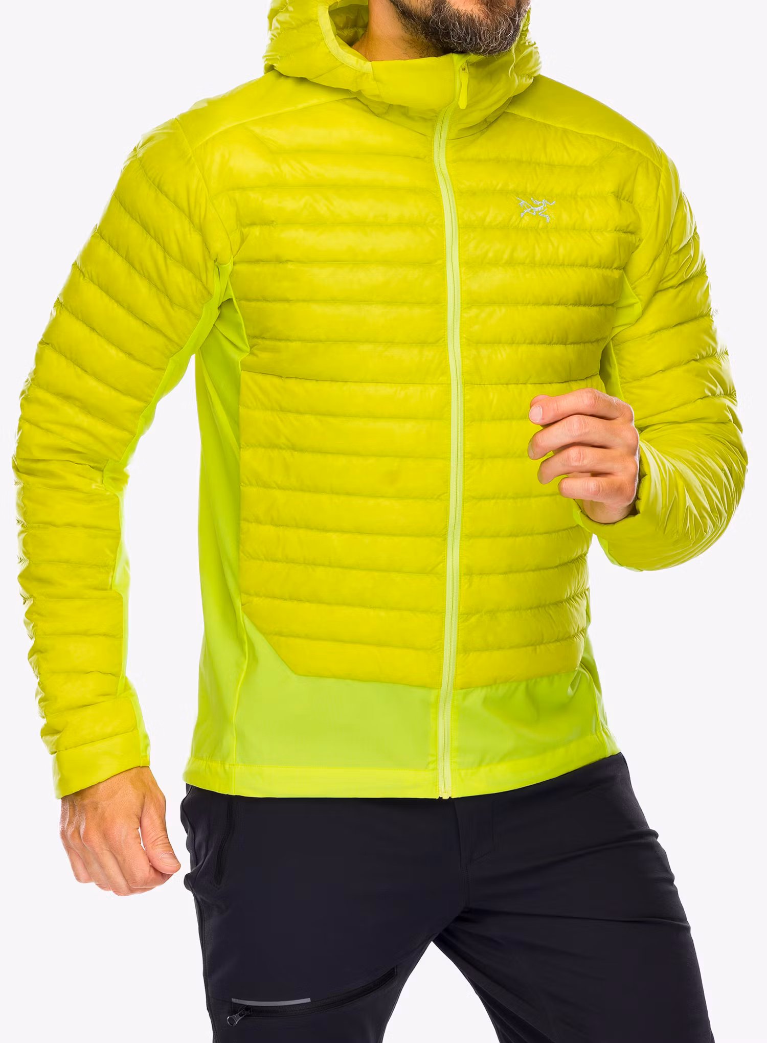 Hibridna jakna Arcteryx Cerium Hybrid Hoody - sprint