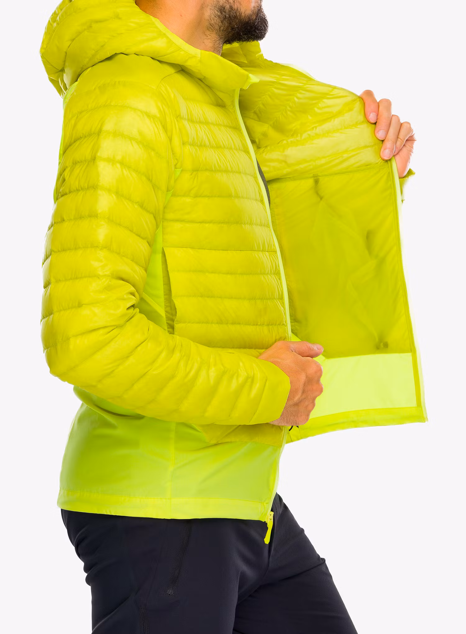 Hibridna jakna Arcteryx Cerium Hybrid Hoody - sprint