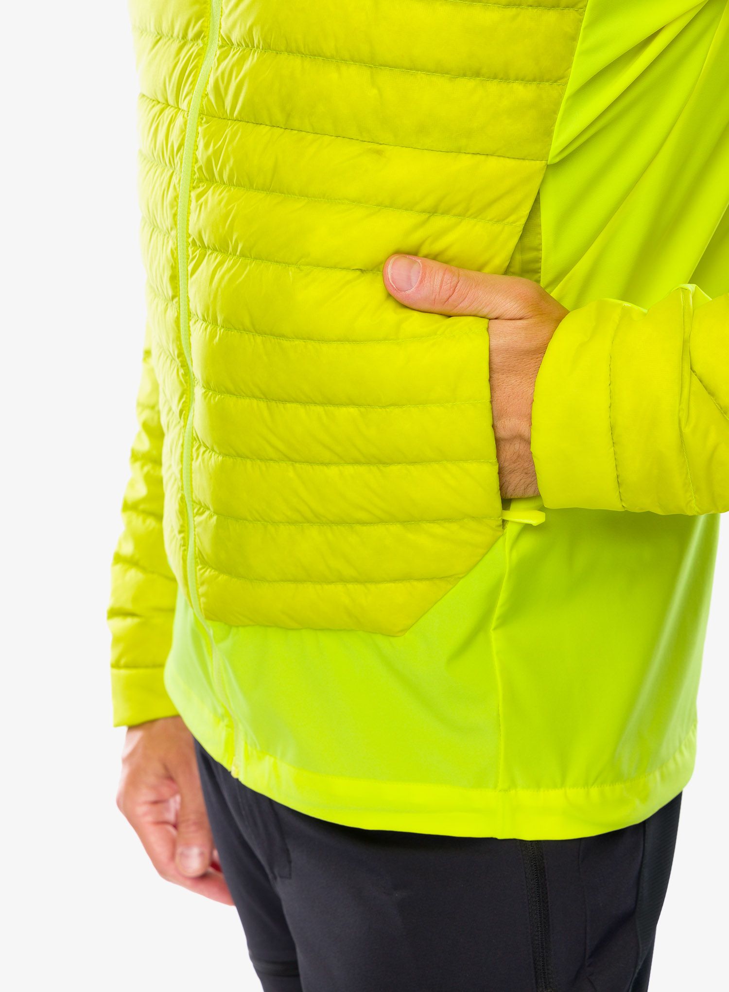 Hibridna jakna Arcteryx Cerium Hybrid Hoody - sprint