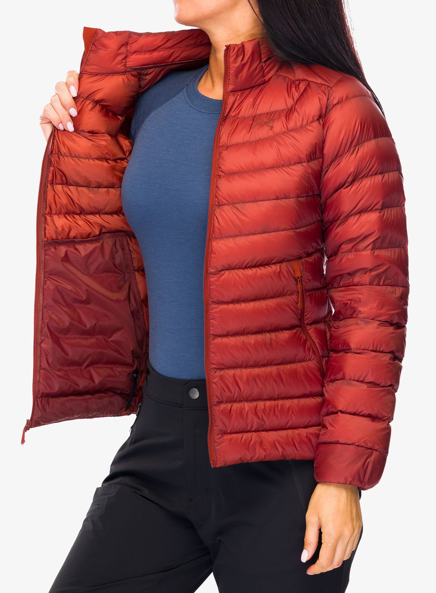 Ženska perjana jakna Arcteryx Cerium Jacket - sequoia