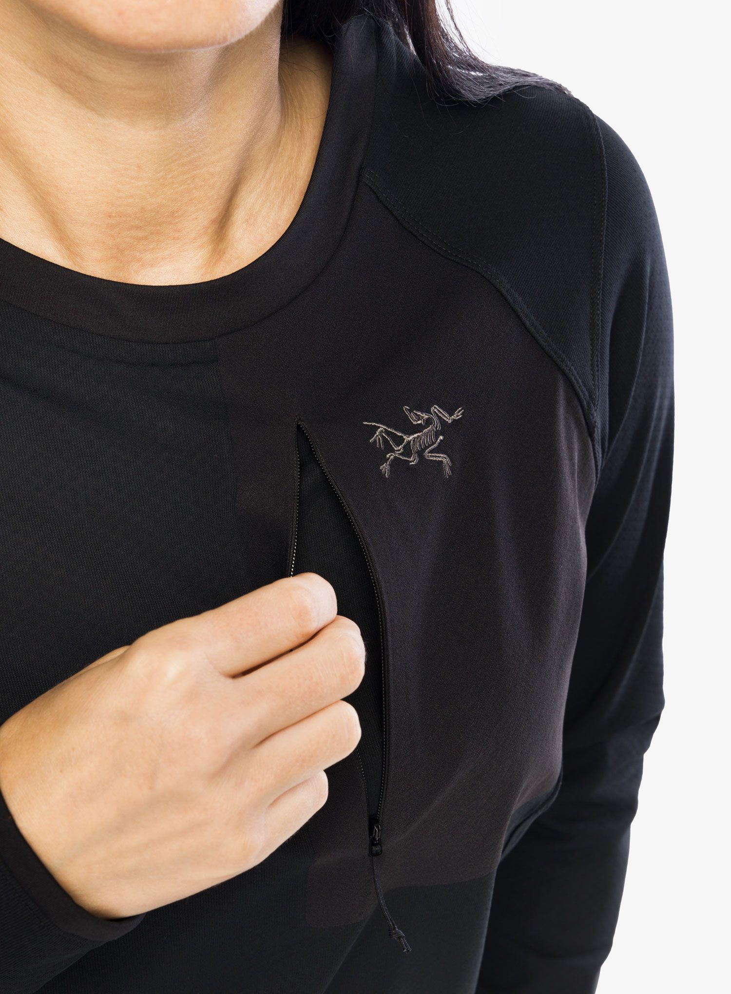 Ženska dukserica Arcteryx Delta Crew Neck Pullover - black