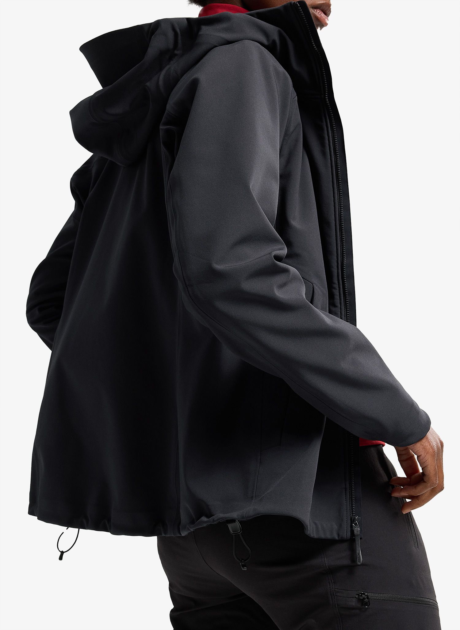 Ženska softshell jakna Arcteryx Gamma Heavyweight Hoody - black