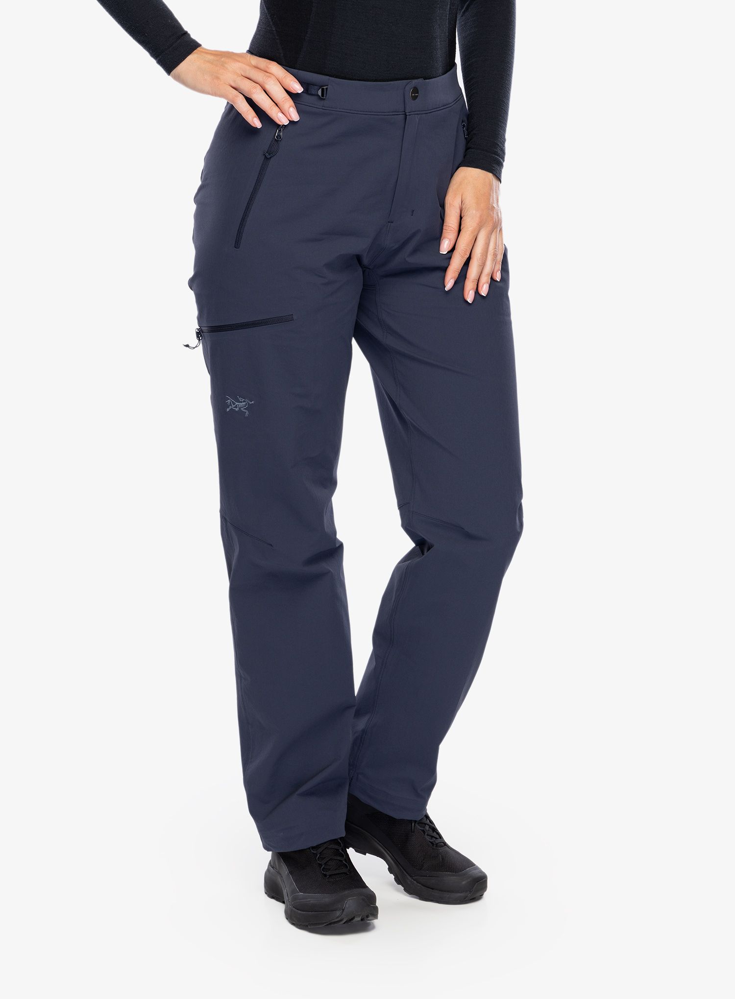 Ženske softshell hlače Arcteryx Gamma Pant - blk sapphire