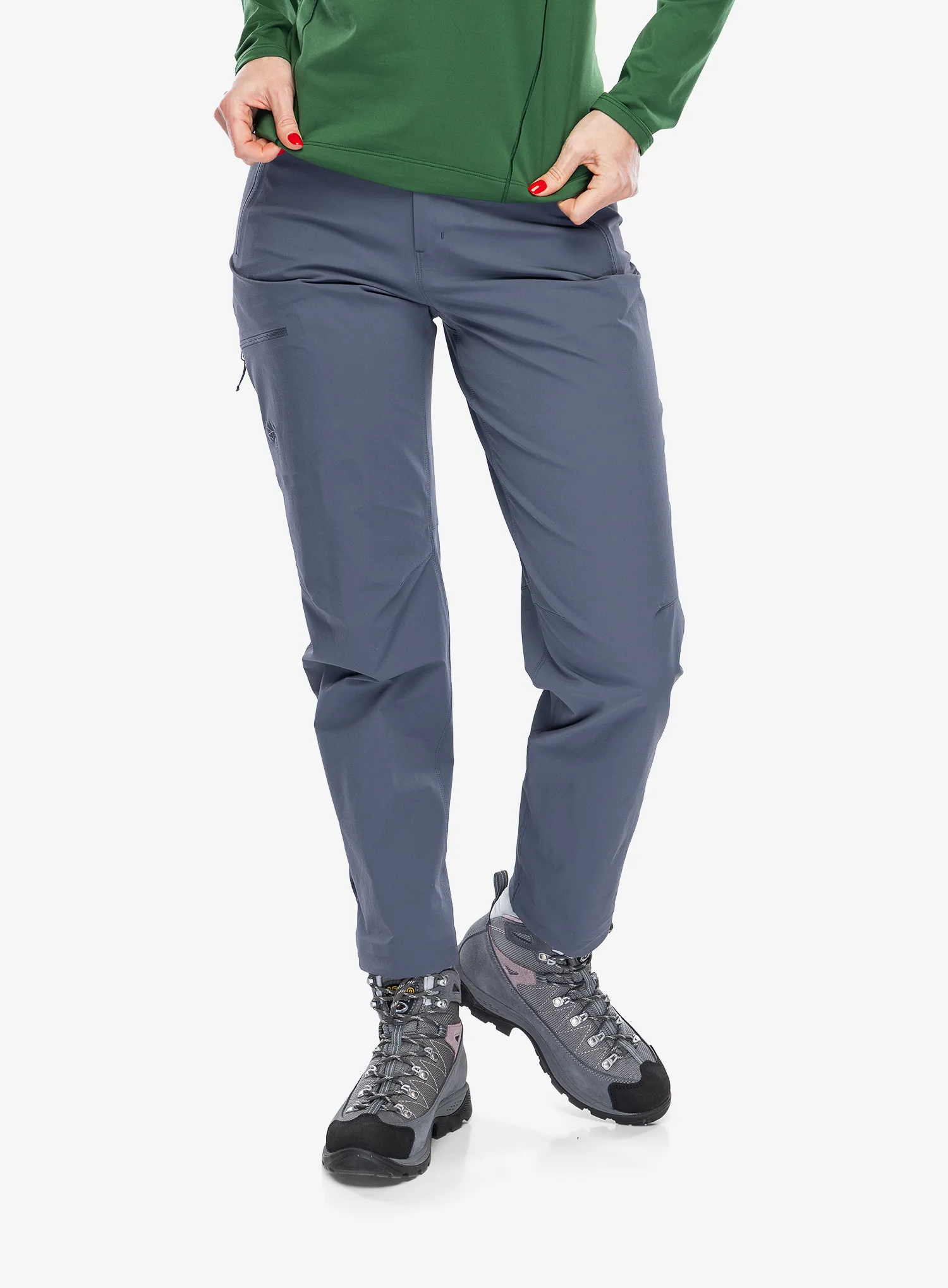 Ženske softshell hlače Arcteryx Gamma Pant - dk stratus/dk stratus