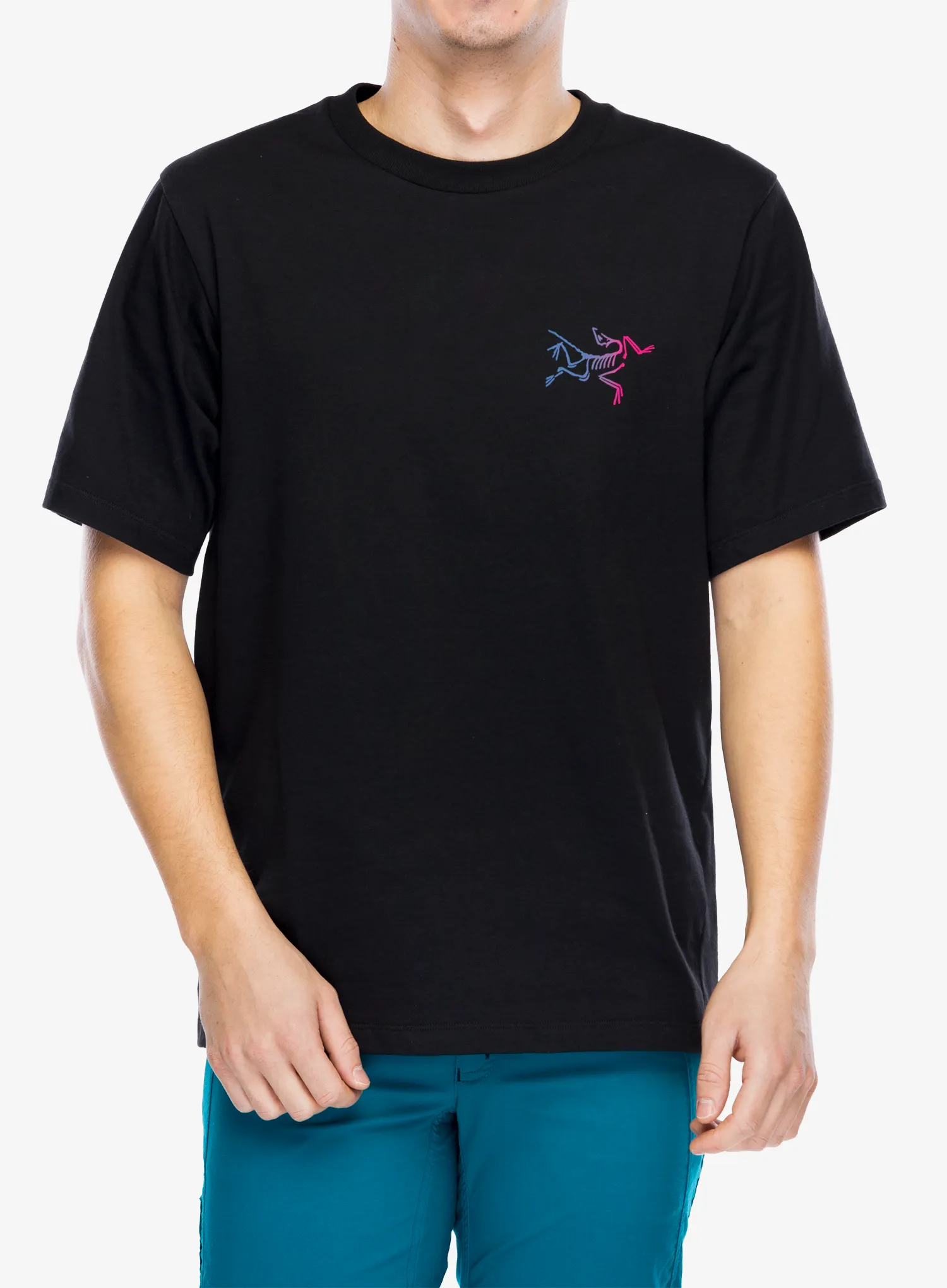 Pamučna majica Arcteryx Kragg Cotton Logo SS - black/multi
