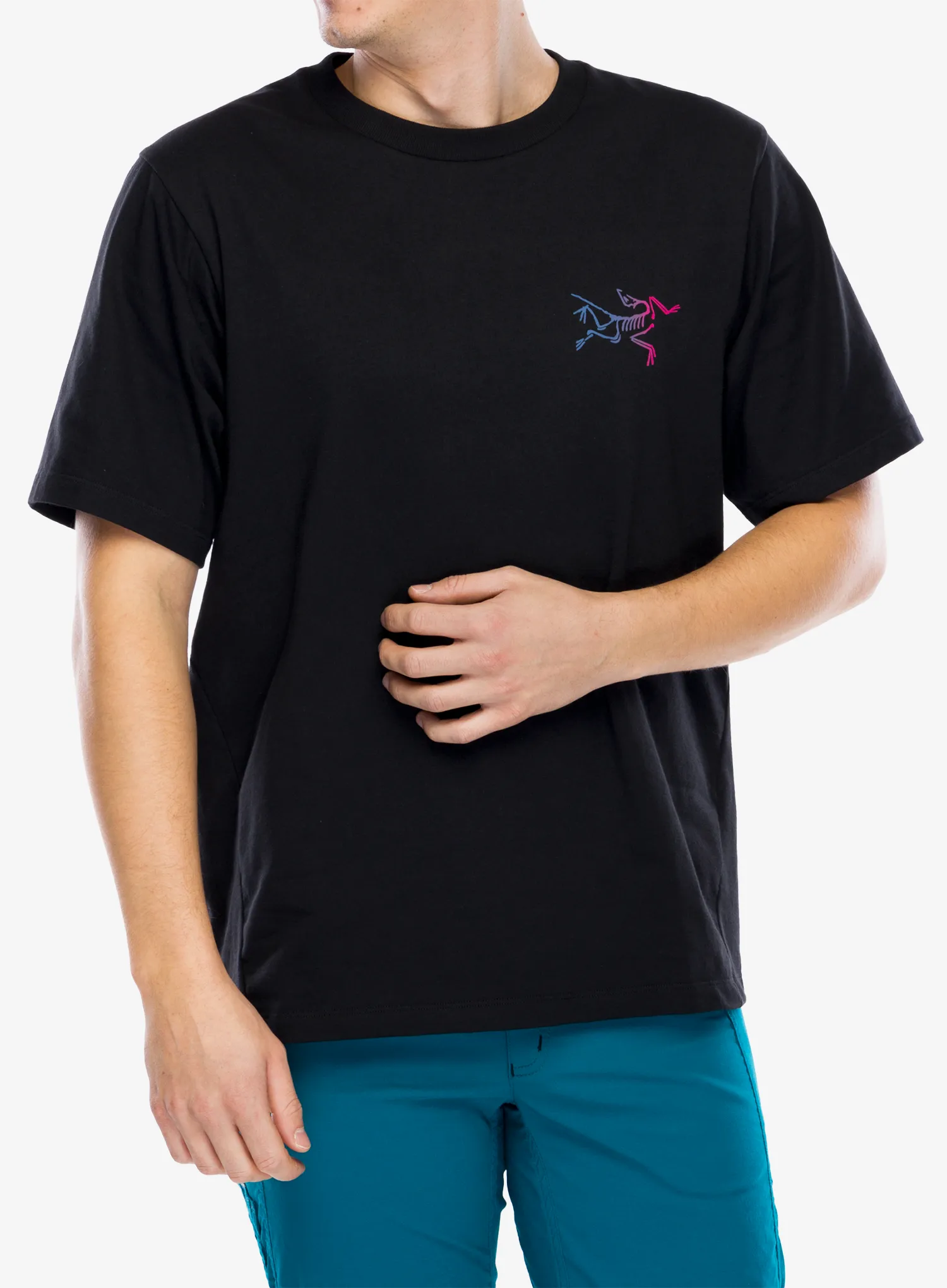Pamučna majica Arcteryx Kragg Cotton Logo SS - black/multi