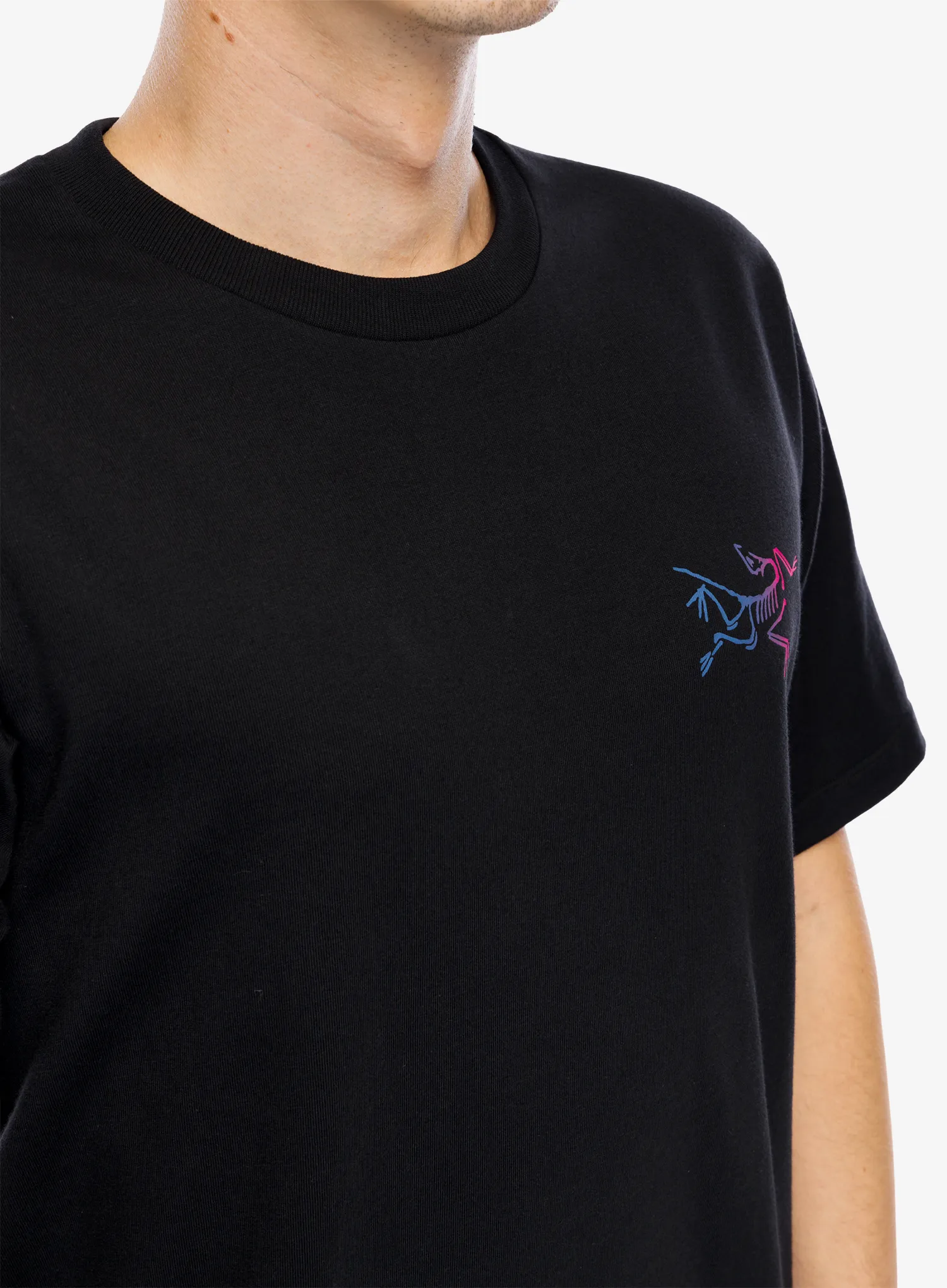 Pamučna majica Arcteryx Kragg Cotton Logo SS - black/multi