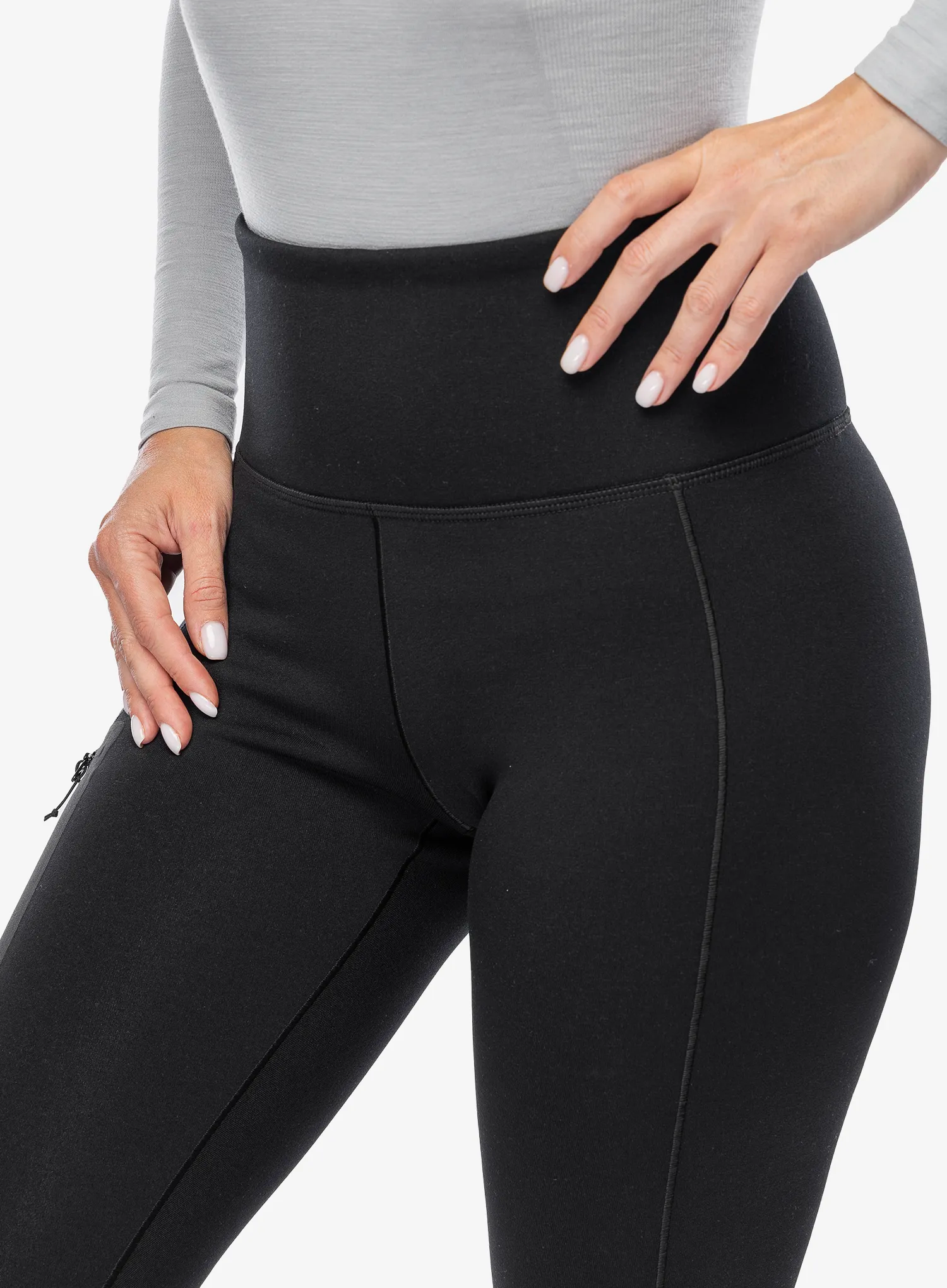 Ženske termo tajice Arcteryx Kyanite Baselayer Bottom - black