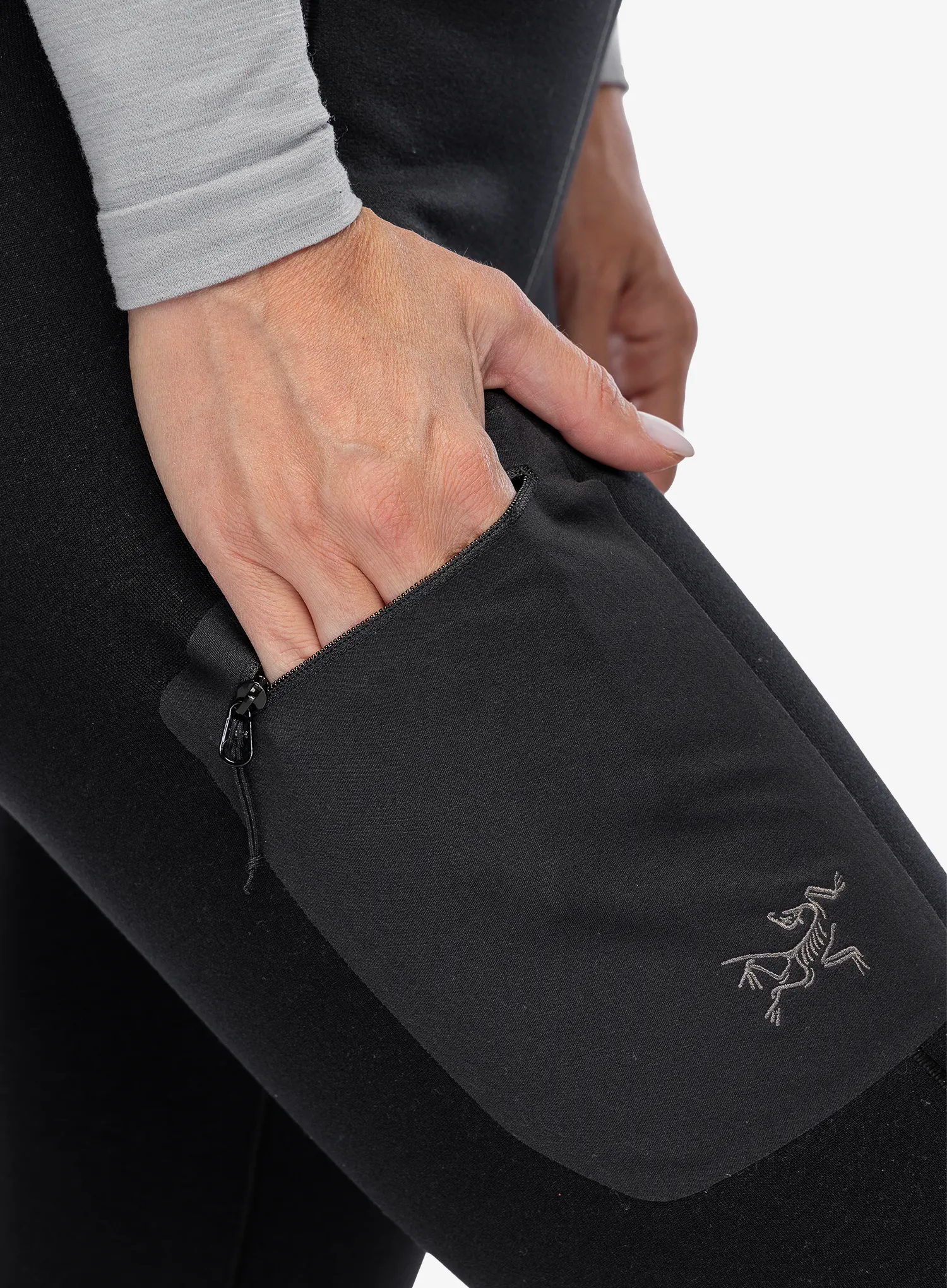 Ženske termo tajice Arcteryx Kyanite Baselayer Bottom - black
