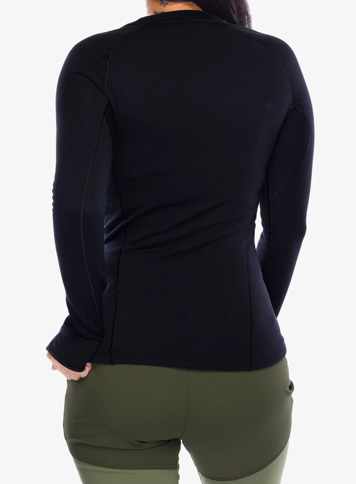 Ženska termoaktivna dukserica Arcteryx Kyanite Baselayer Crew Neck - black