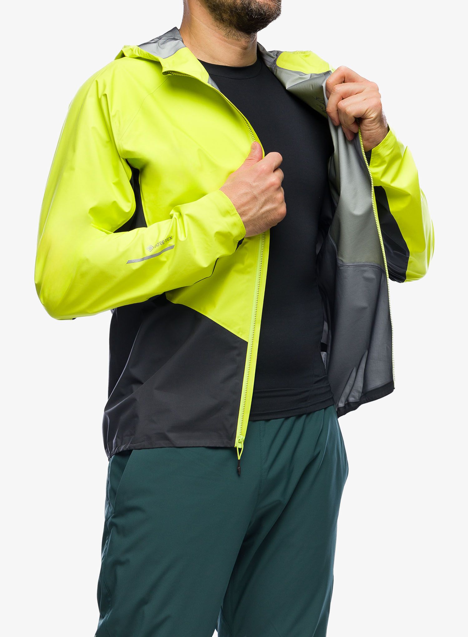 Jakna za trčanje Arcteryx Norvan Shell Jacket - sprint/graphite