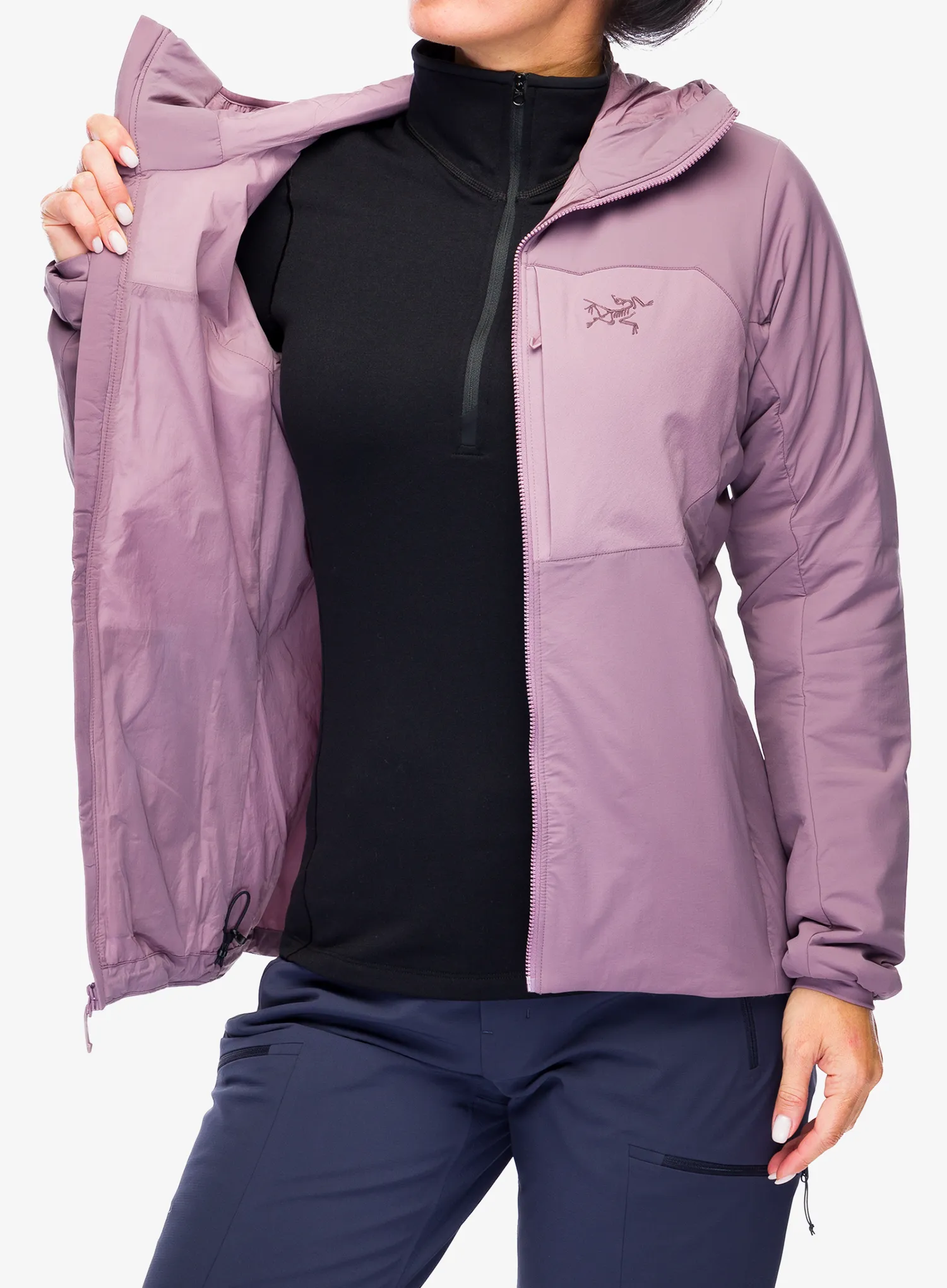 Jakna s postavom ženska Arcteryx Proton Hoody - interstellar
