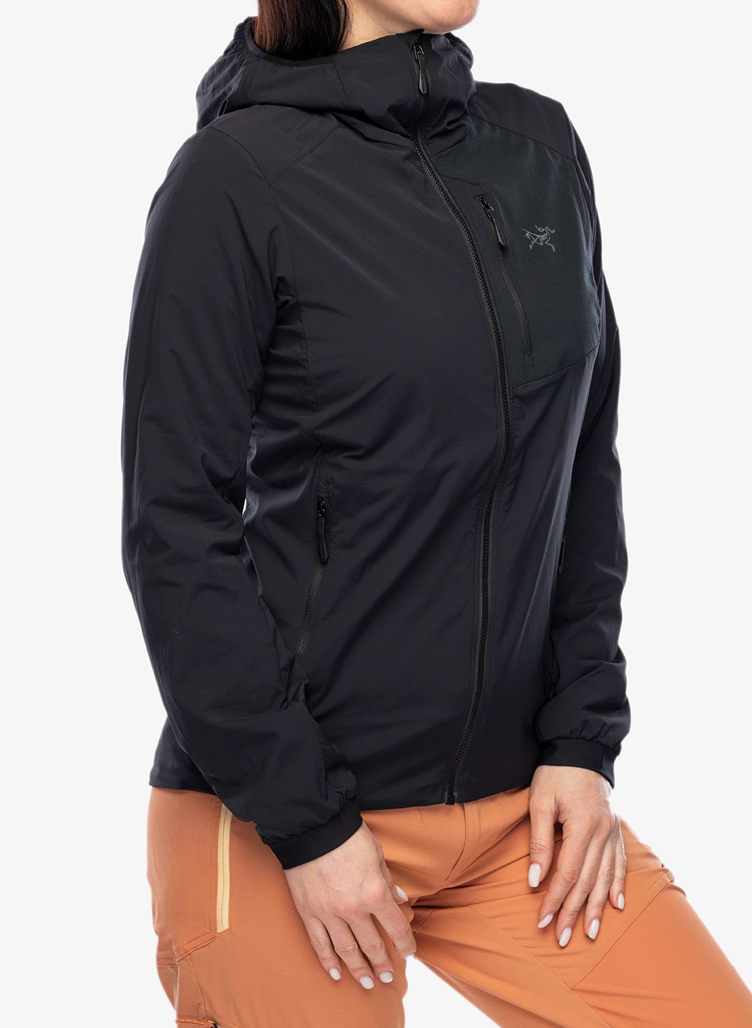 Jakna s postavom ženska Arcteryx Proton Lightweight Hoody - black/black