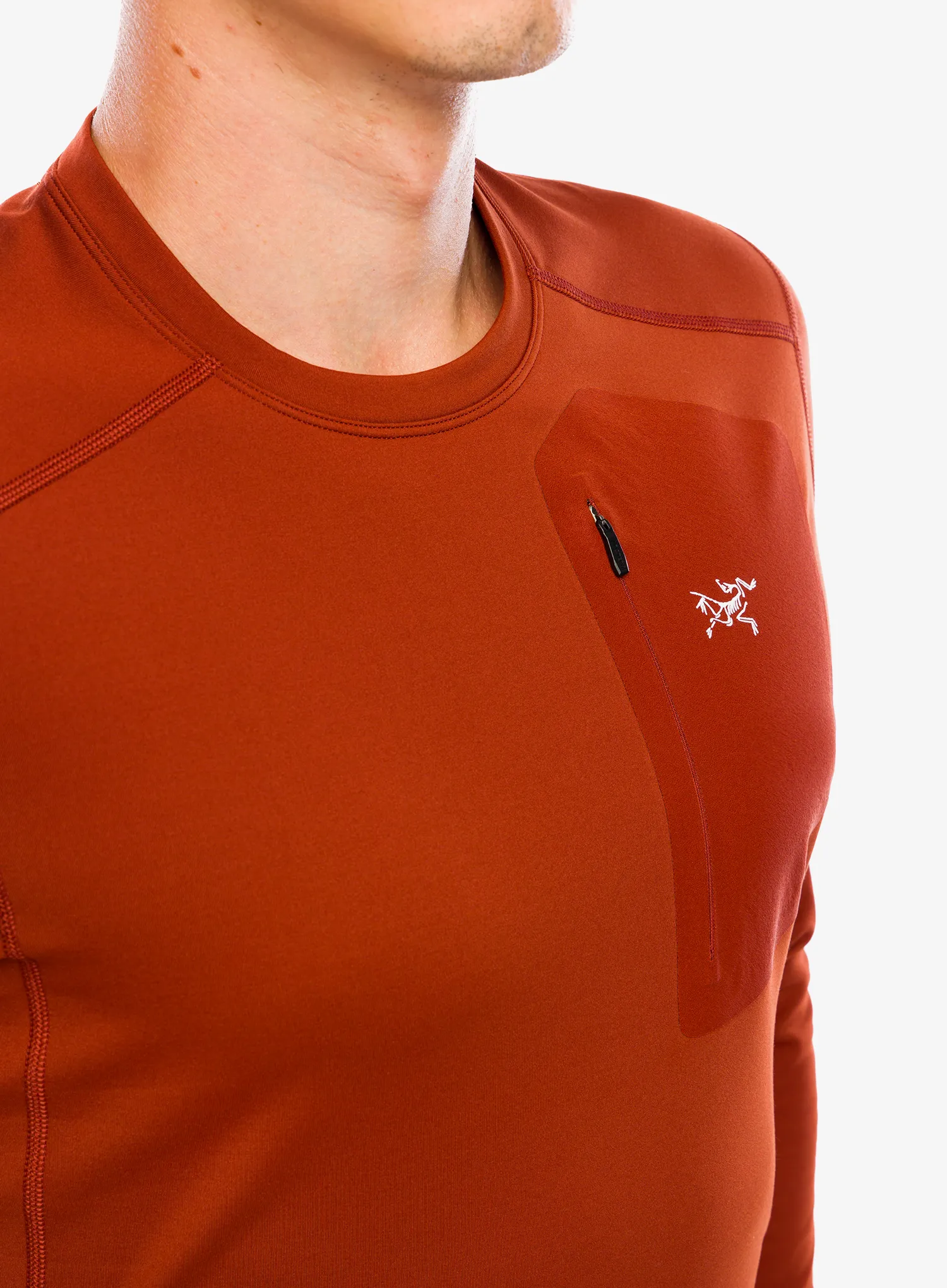 Termoaktivna dukserica Arcteryx Rho LT Crew Neck - sequoia