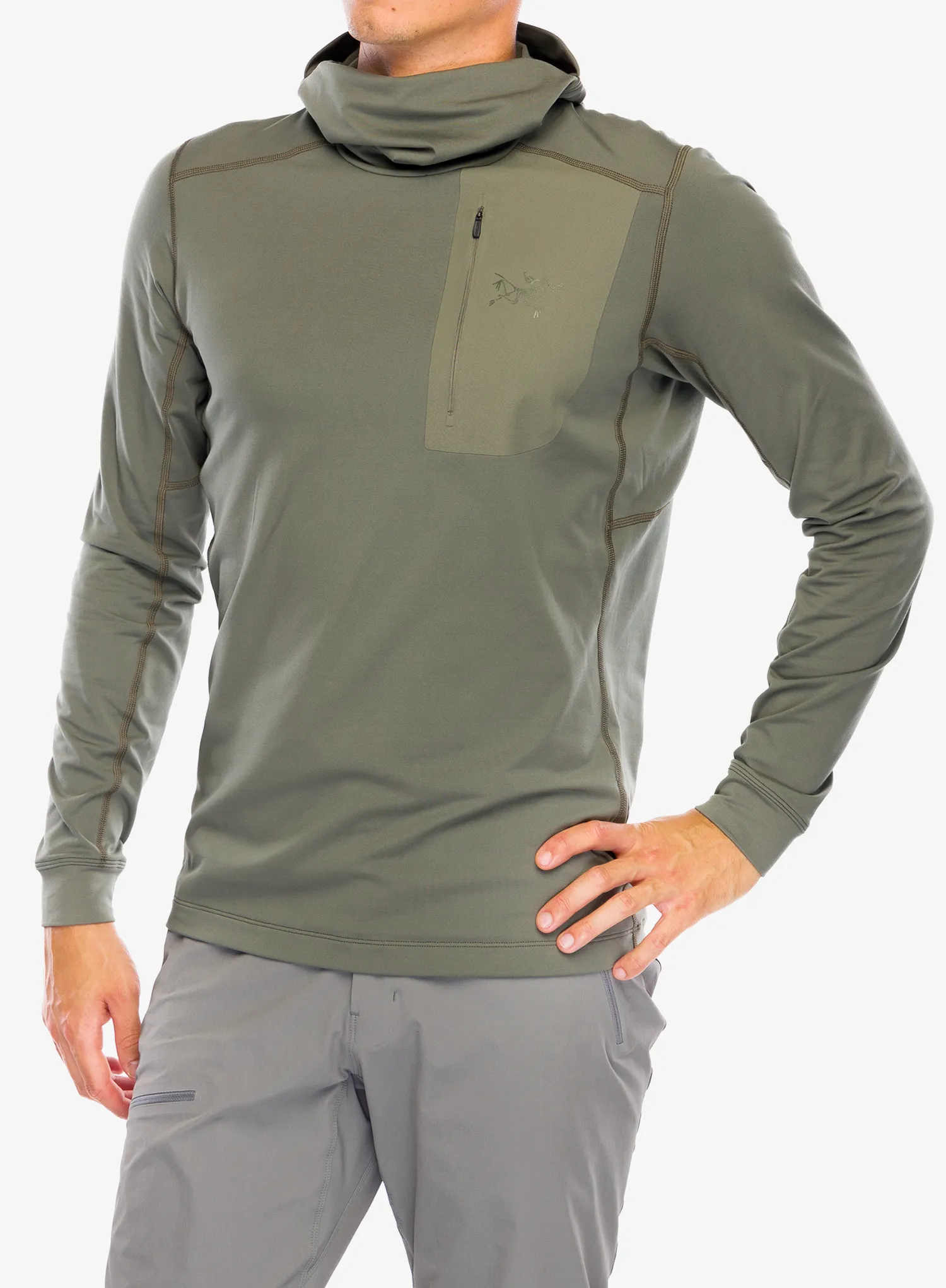 Termoaktivna dukserica Arcteryx Rho LT Hoody - forage