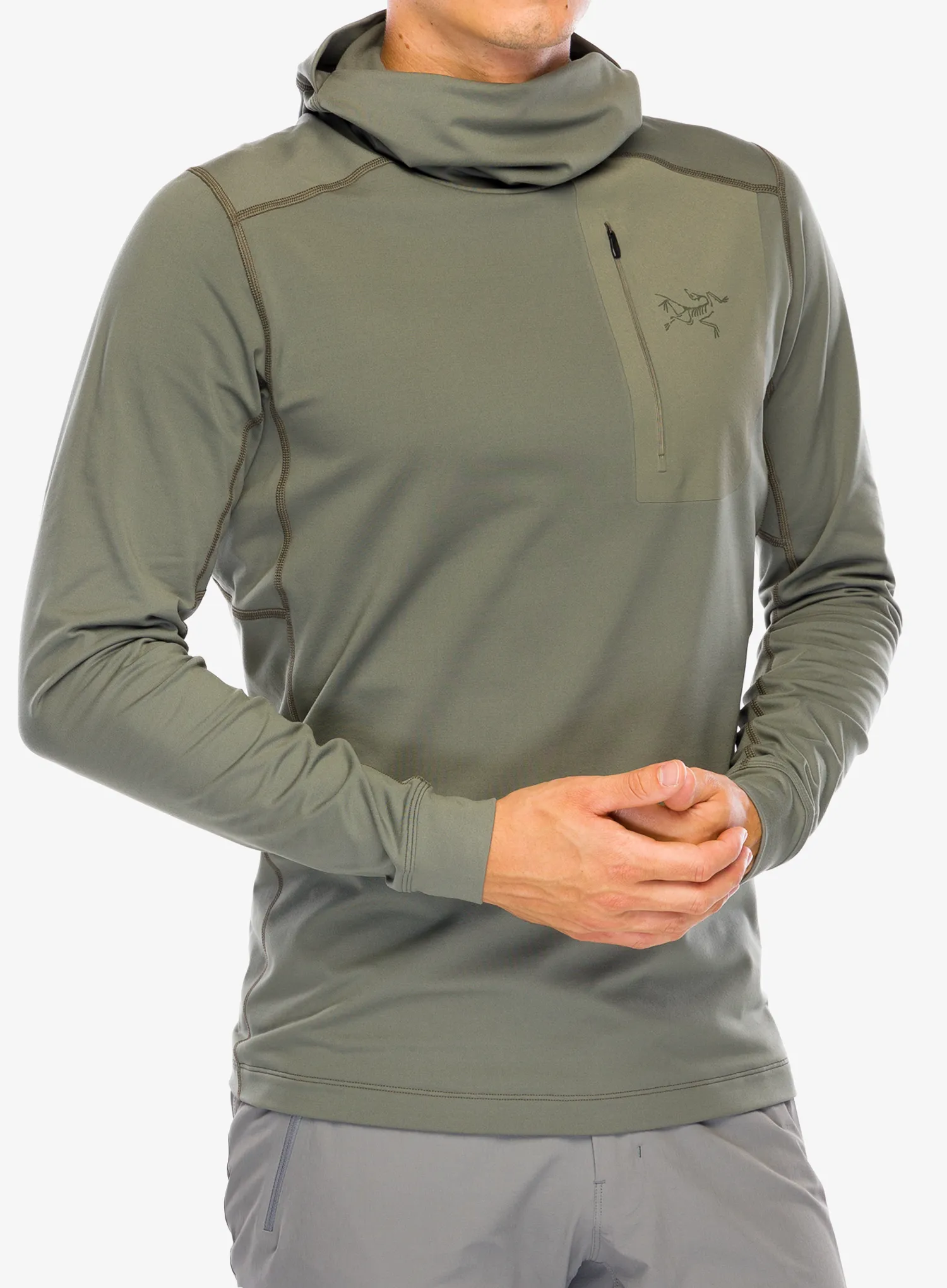 Termoaktivna dukserica Arcteryx Rho LT Hoody - forage