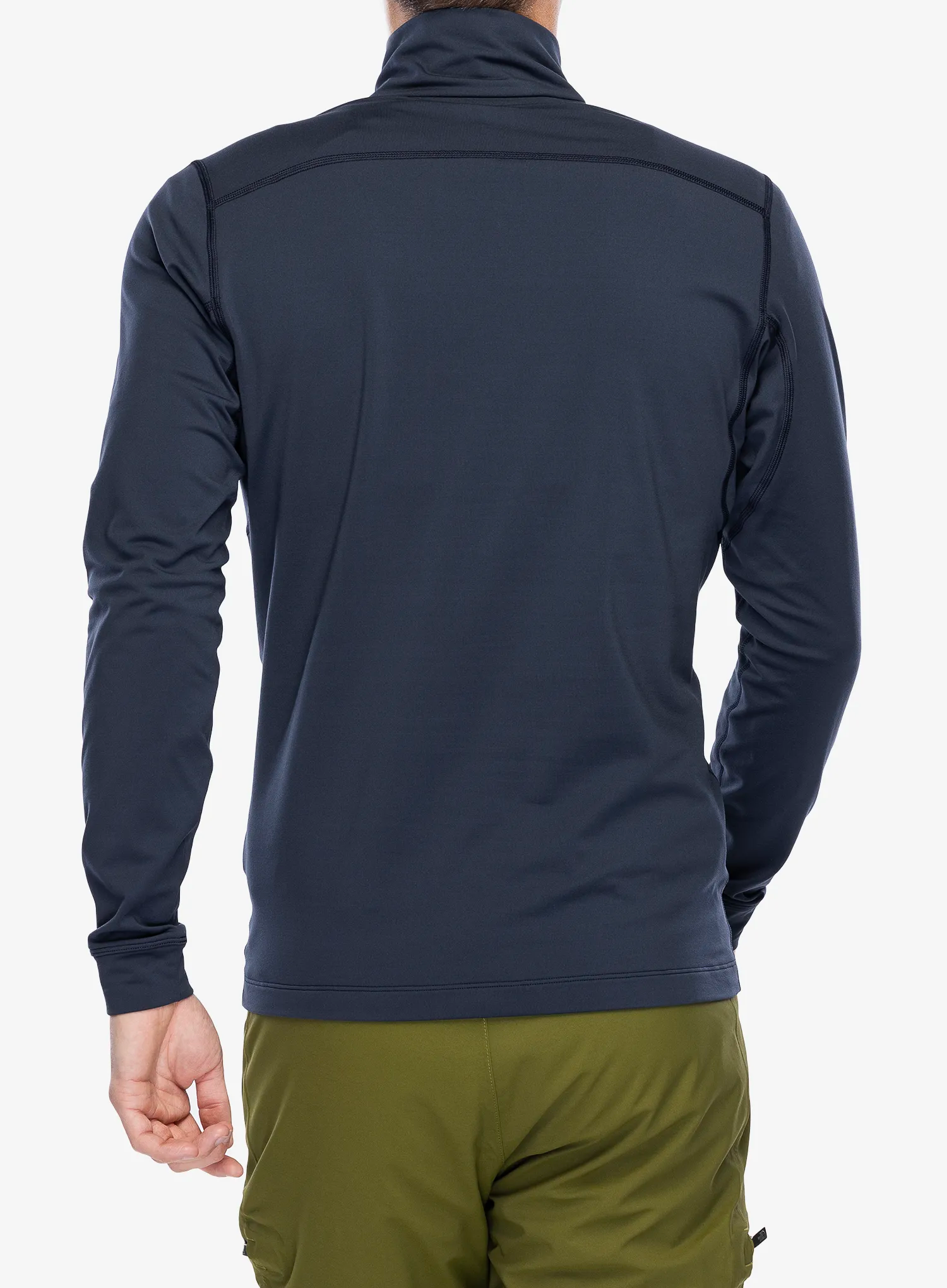 Termoaktivna dukserica Arcteryx Rho LT Zip Neck - black sapphire