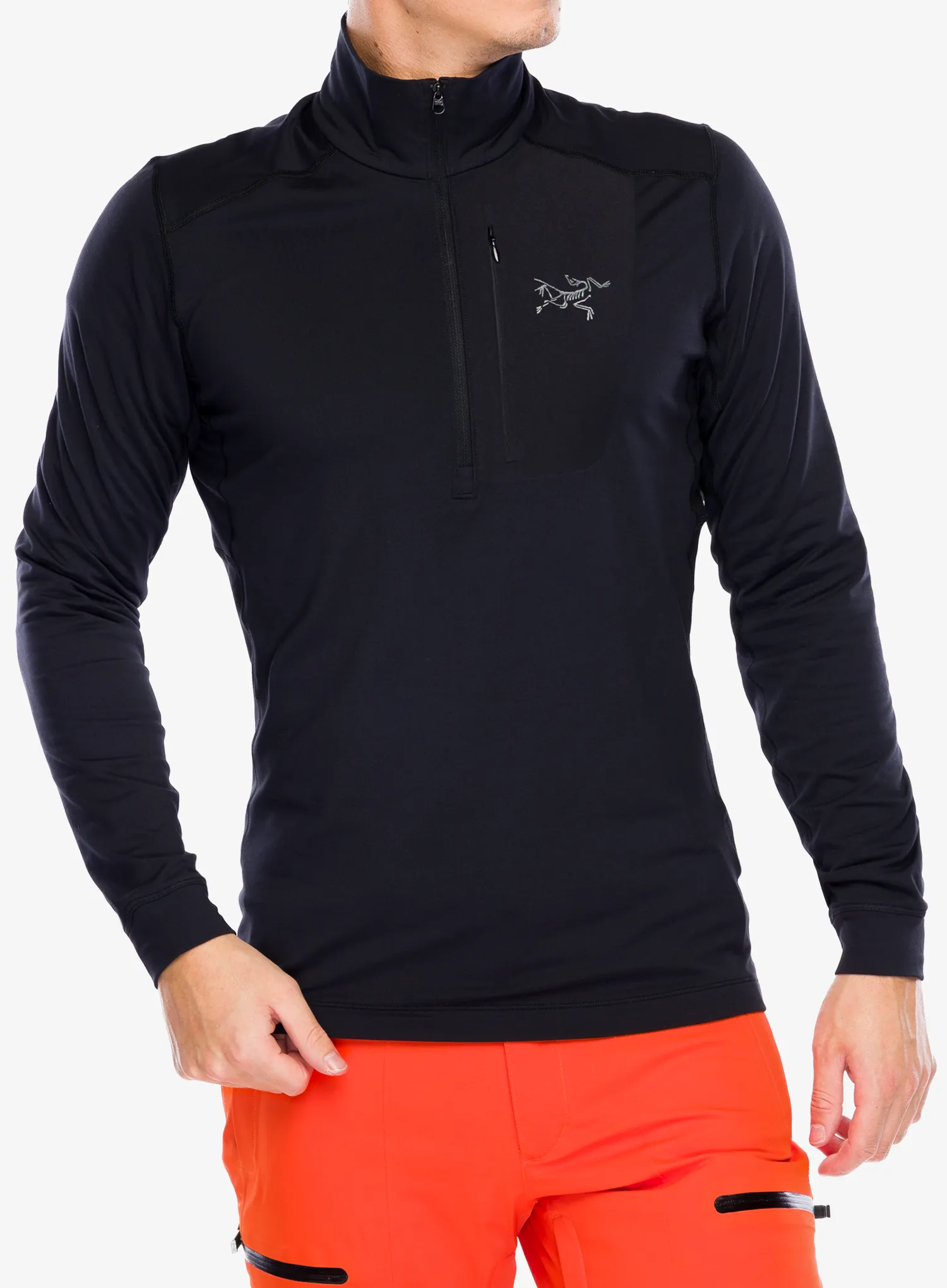 Termoaktivna dukserica Arcteryx Rho LT Zip Neck - blk
