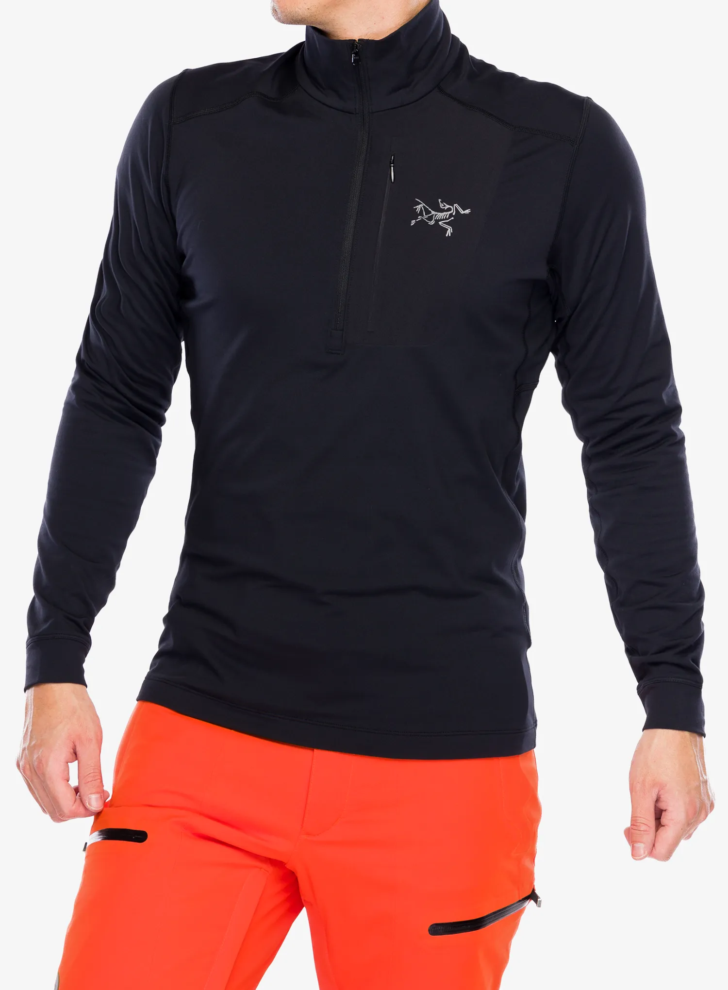 Termoaktivna dukserica Arcteryx Rho LT Zip Neck - blk