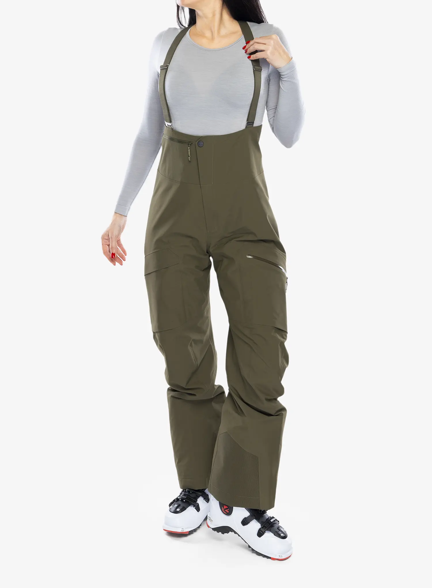 Ženske GORE-TEX hlače Arcteryx Rush Bib Pant - tatsu