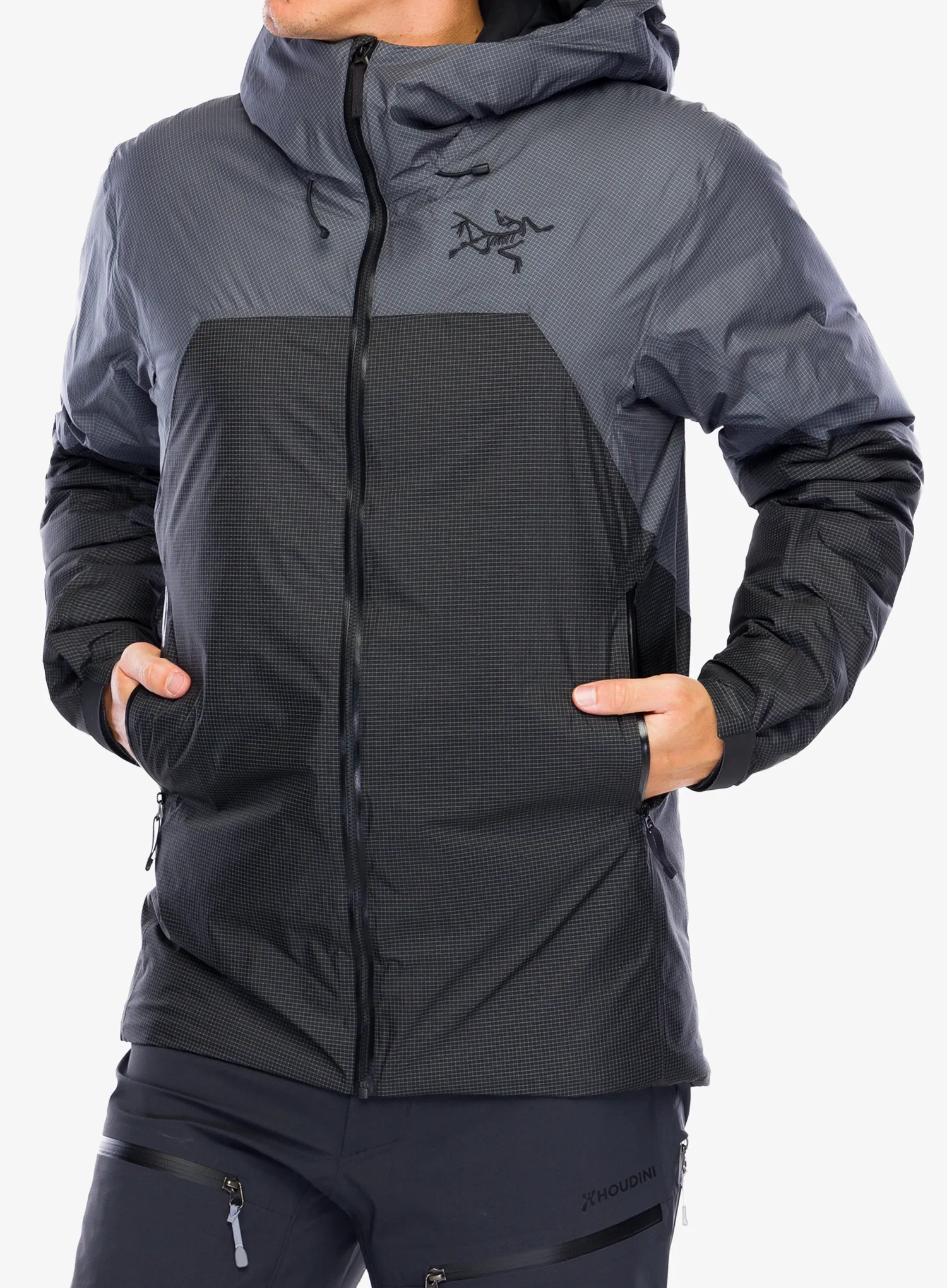Jakna s postavom Arcteryx Rush Insulated Jacket - graphite/black