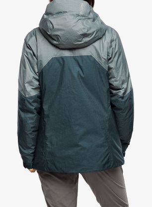 Jakna s postavom ženska Arcteryx Rush Insulated Jacket - labyrinth/dark immersion