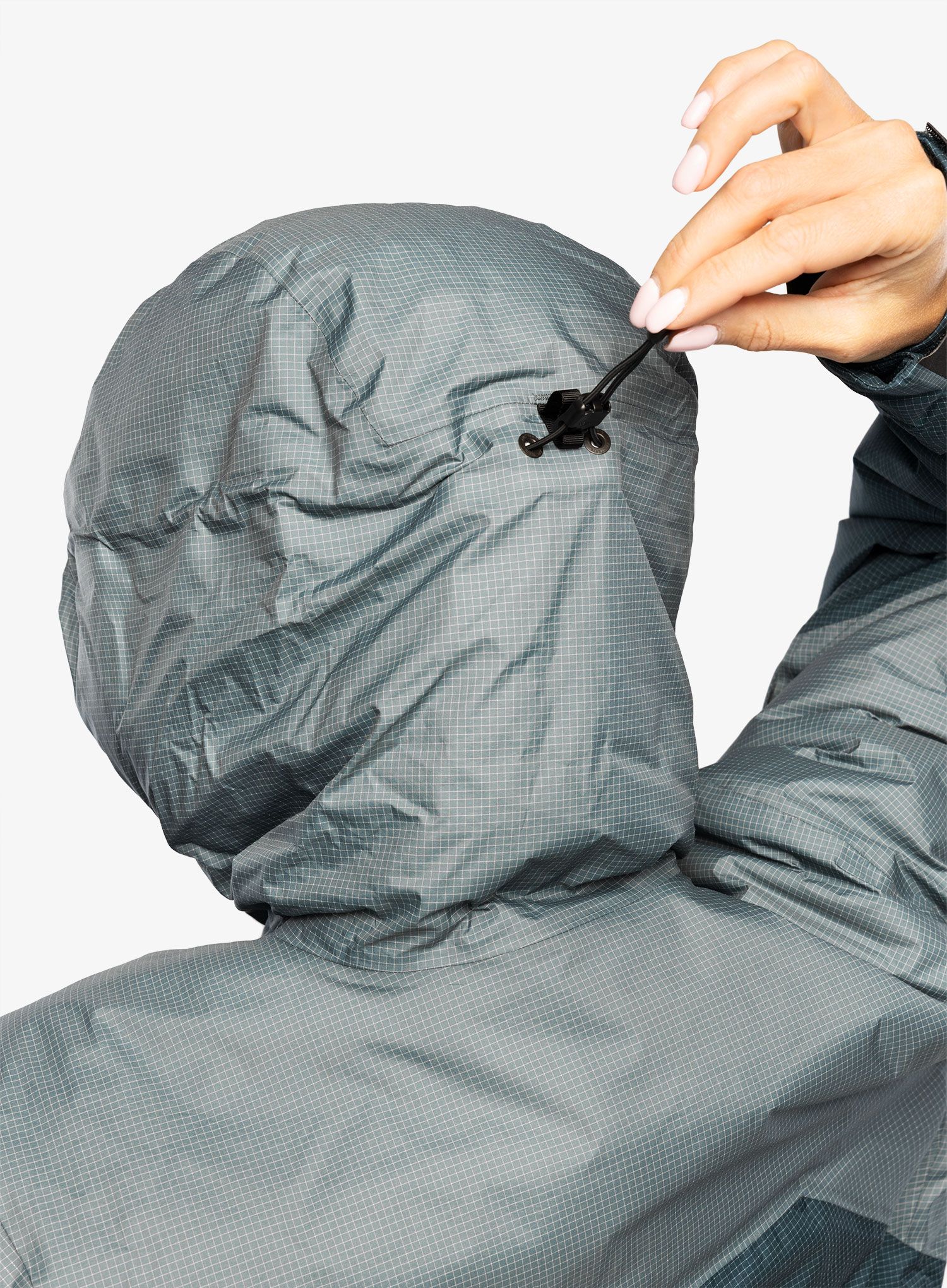 Jakna s postavom ženska Arcteryx Rush Insulated Jacket - labyrinth/dark immersion