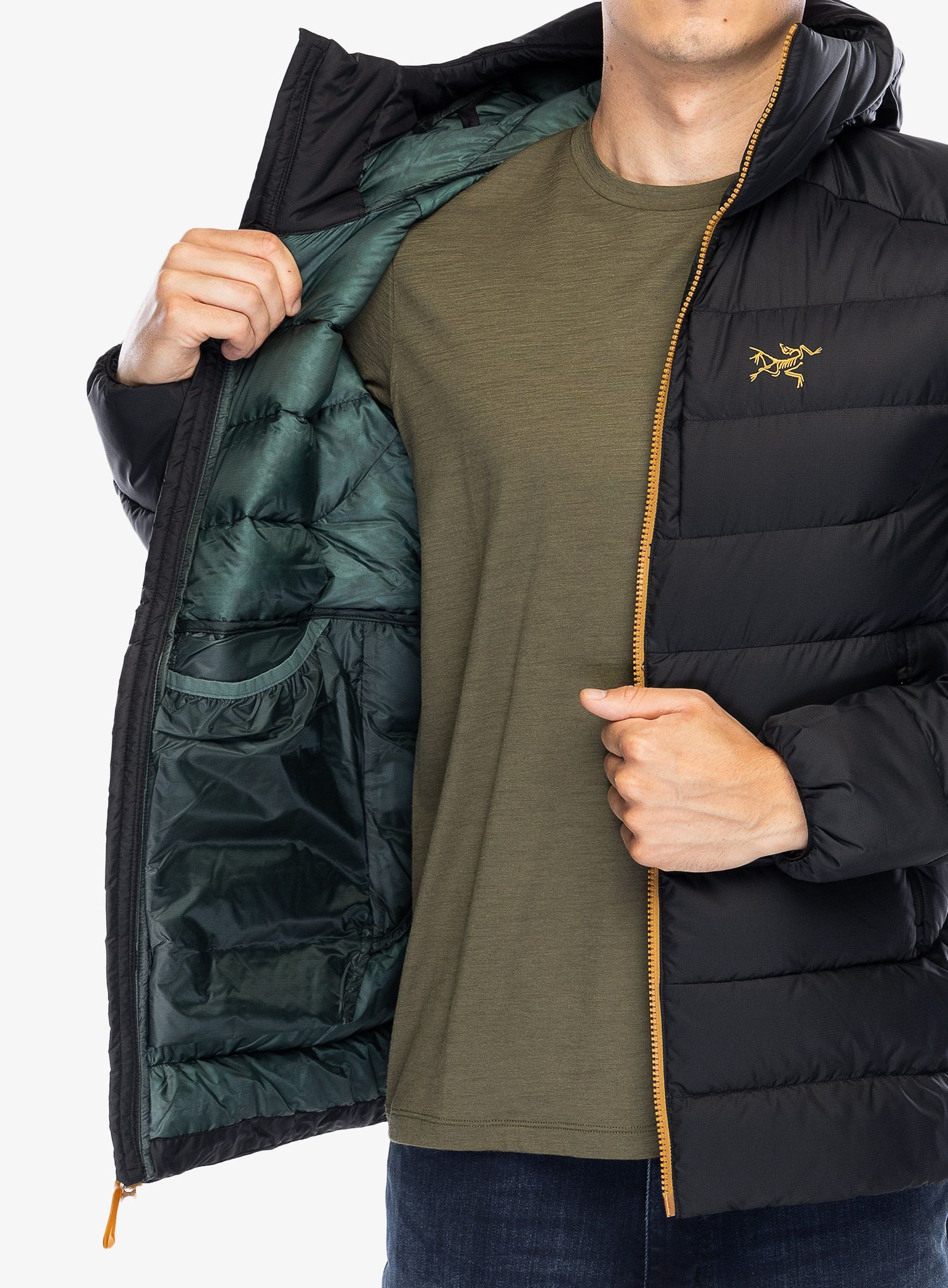 Pernata jakna Arcteryx Thorium Hoody - dark magic