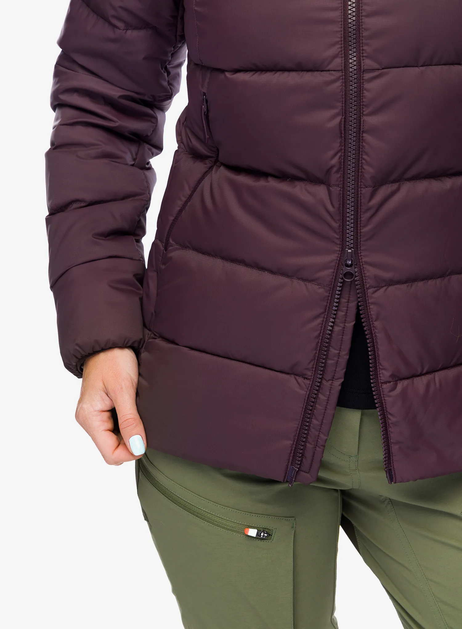 Ženska perjana jakna Arcteryx Thorium Hoody - phantasm