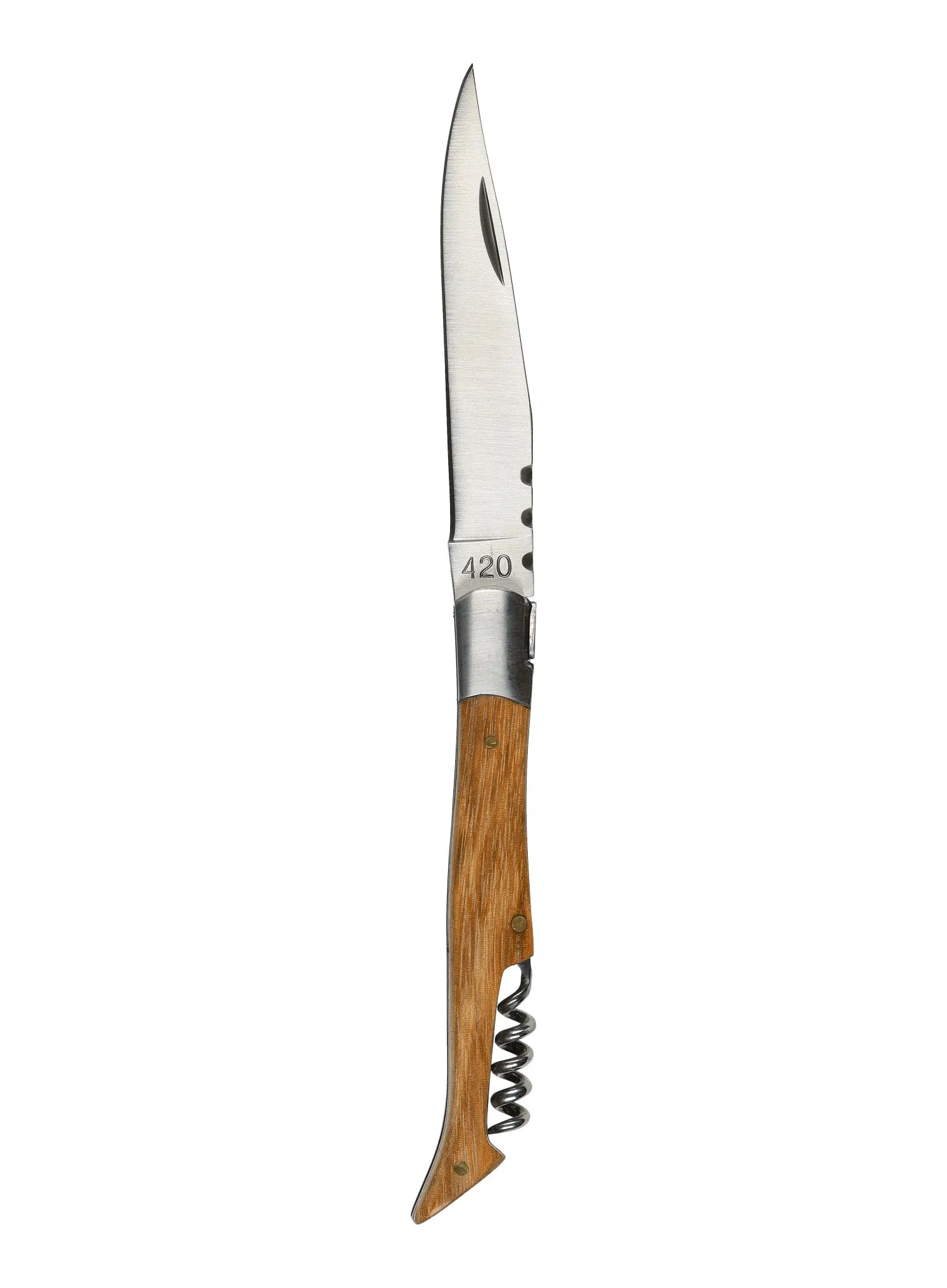 Sklopivi putni nož Baladeo Tradition 12 cm - zebrano/kork
