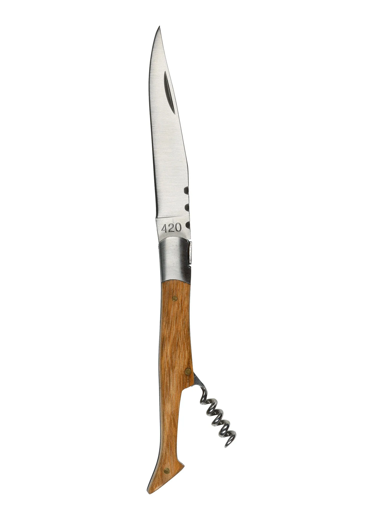 Sklopivi putni nož Baladeo Tradition 12 cm - zebrano/kork