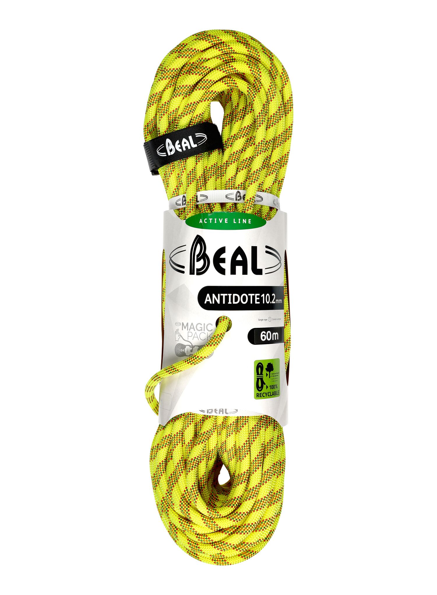 Uže za penjanje Beal Antidote 10,2 mm 60 m - yellow