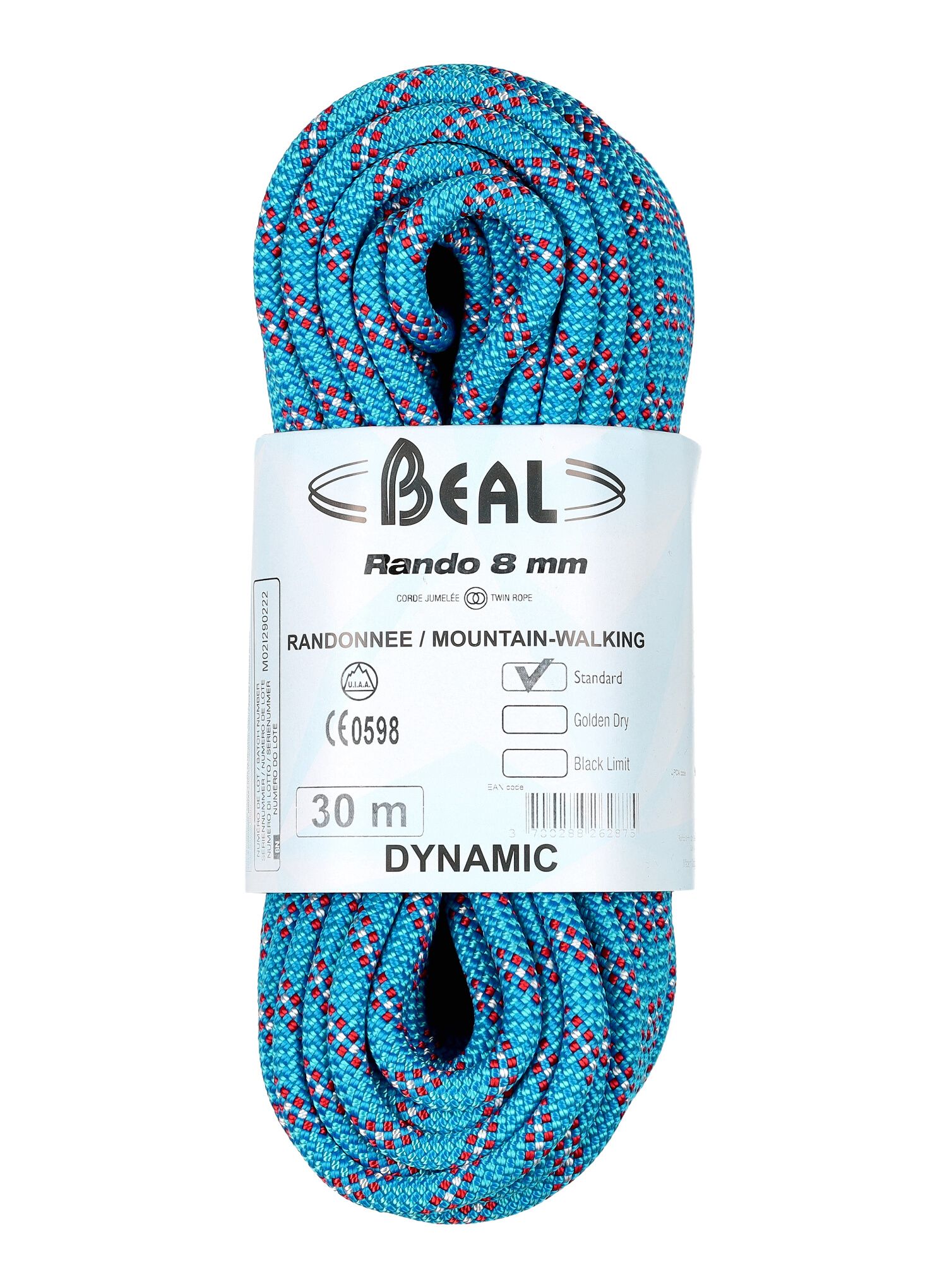 Dinamičko uže Beal Rando 8 mm 30 m - blue