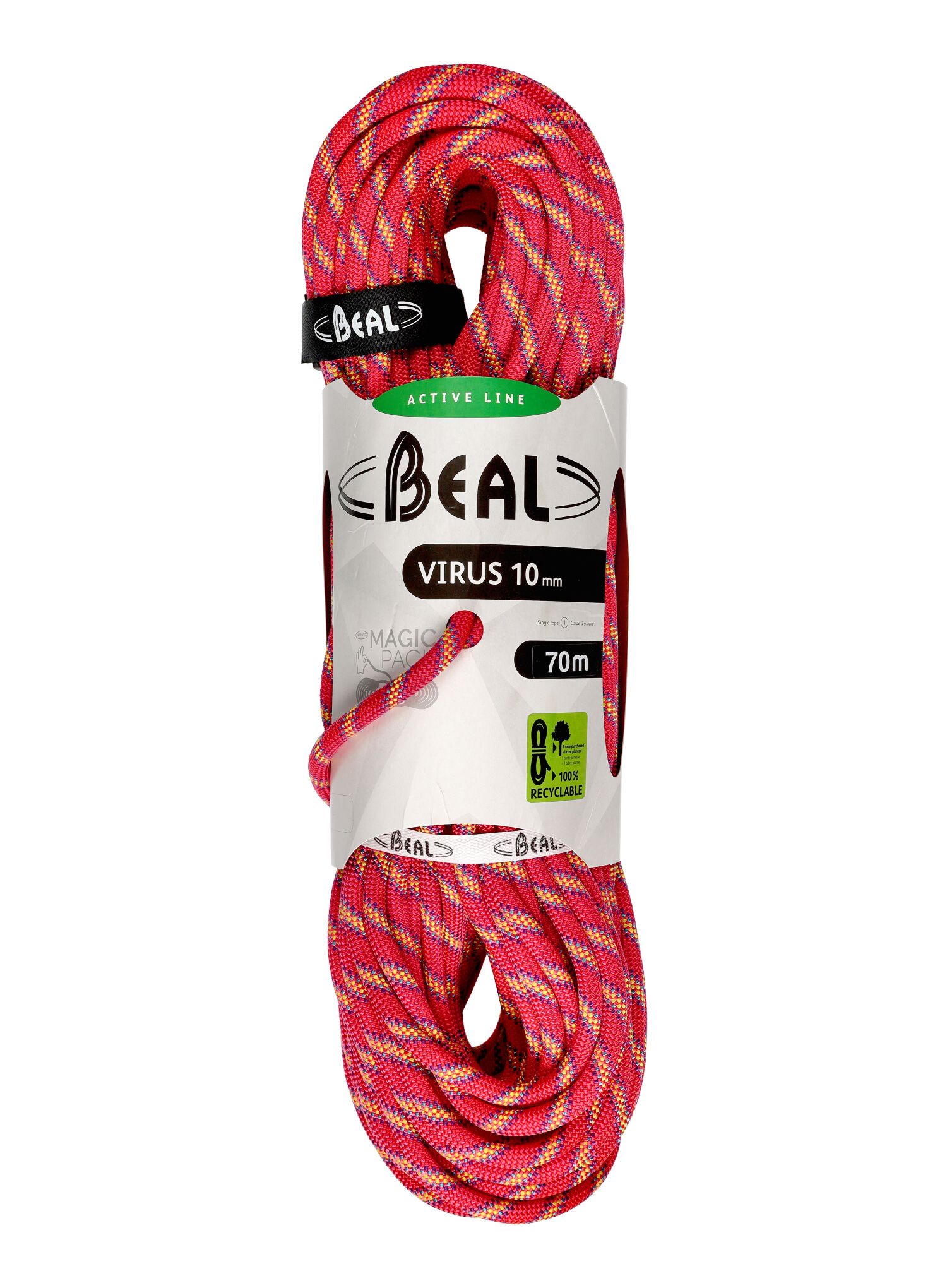 Dinamičko uže Beal Virus 10 mm 70 m - pink