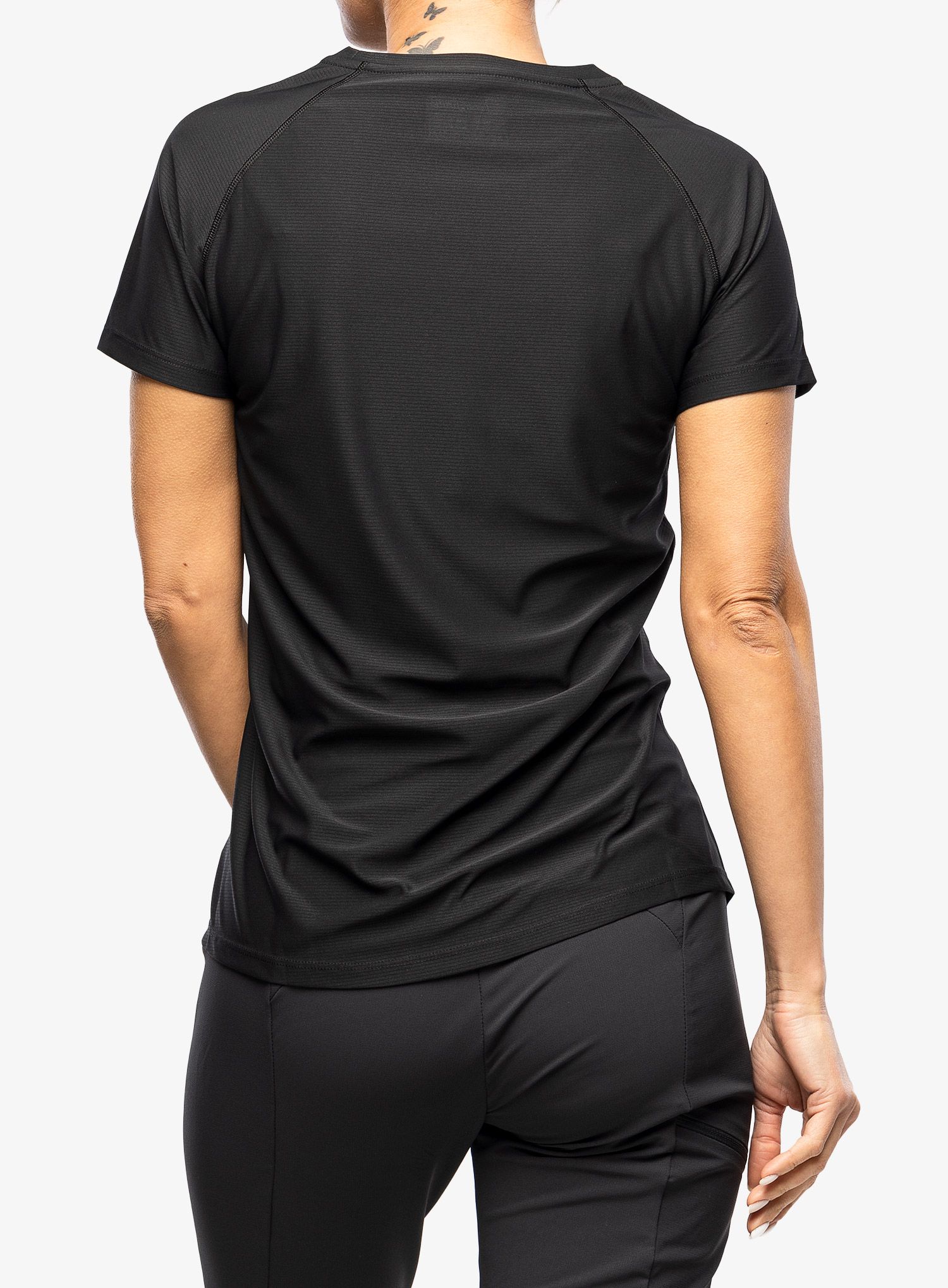 Ženska brzosušeća majica Berghaus 24/7 Tech SS Crew - black