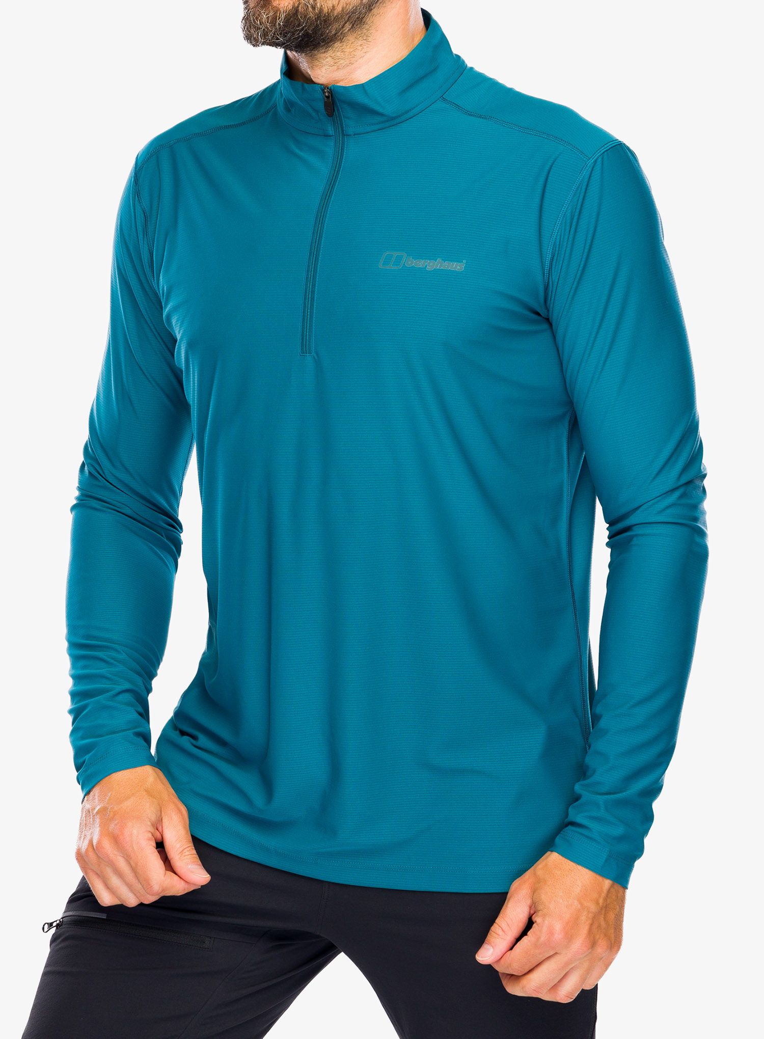 Dukserica Berghaus 24/7 Tech Tee LS HZ - deep ocean