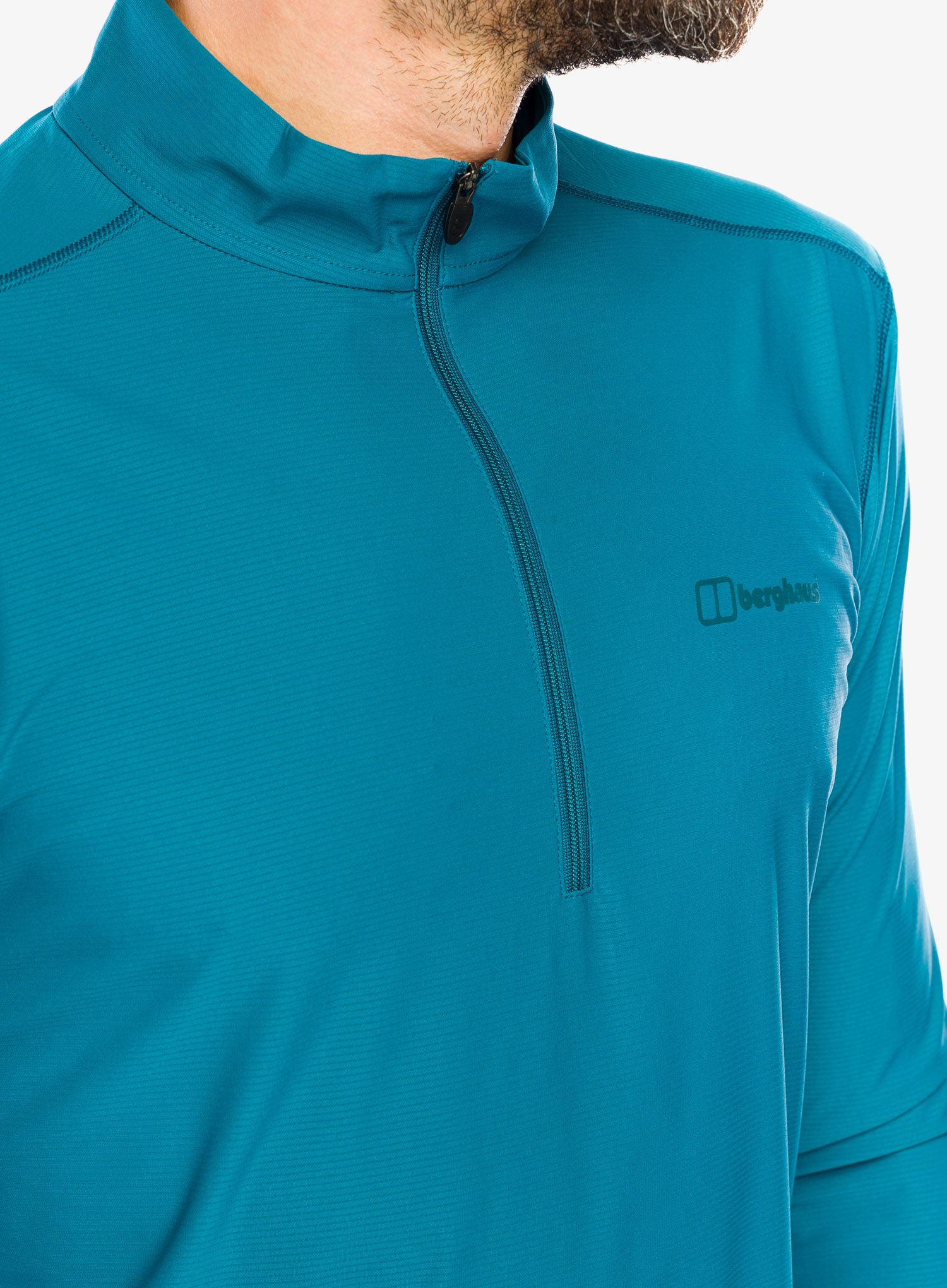 Dukserica Berghaus 24/7 Tech Tee LS HZ - deep ocean