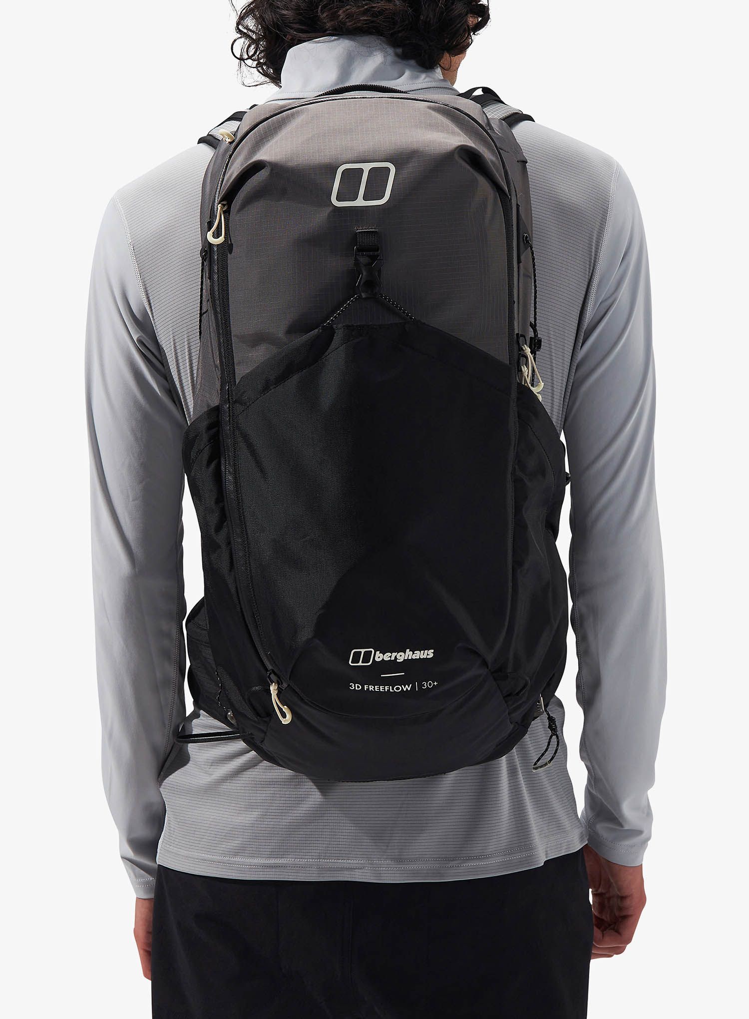 Planinarski ruksak Berghaus 3D Freeflow 30+5L - grey pinstripe/jet black