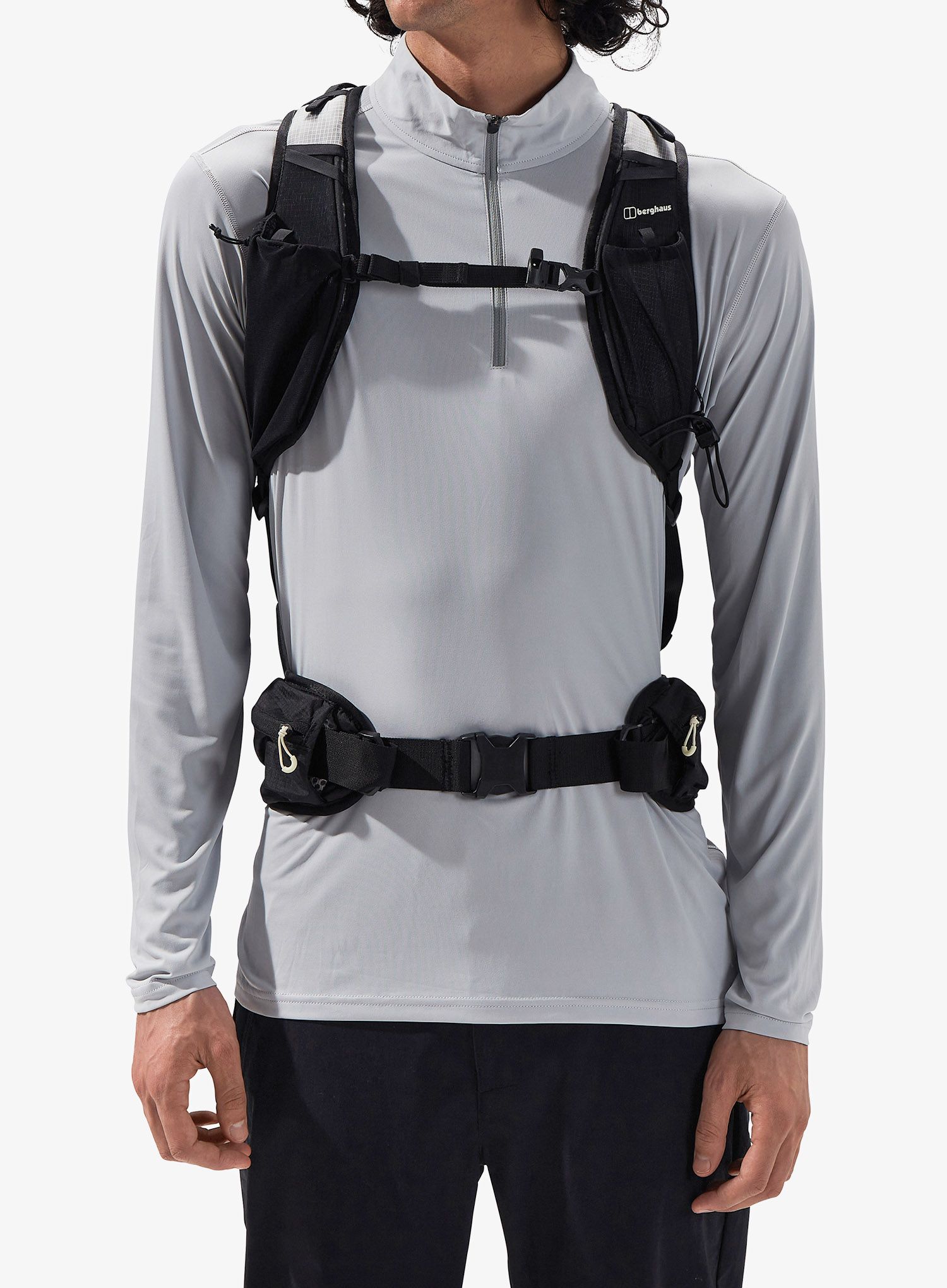 Planinarski ruksak Berghaus 3D Freeflow 30+5L - grey pinstripe/jet black