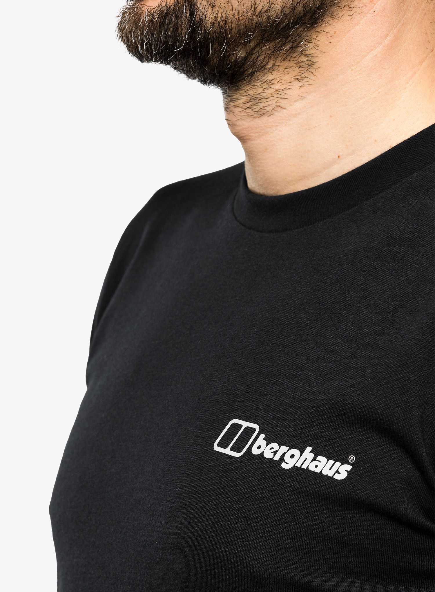 Pamučna majica Berghaus Buttermere Ss Tee - black/black