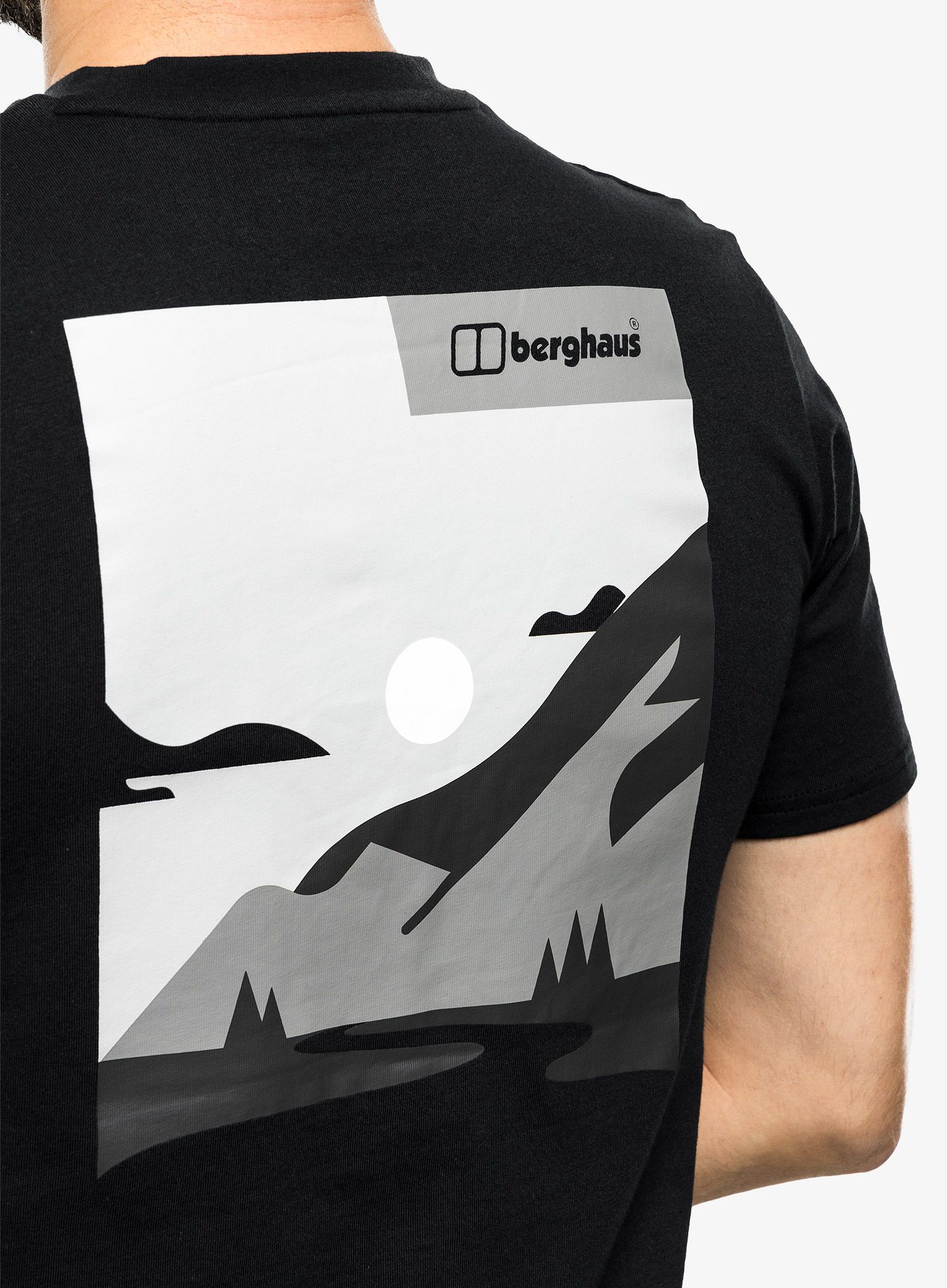 Pamučna majica Berghaus Buttermere Ss Tee - black/black