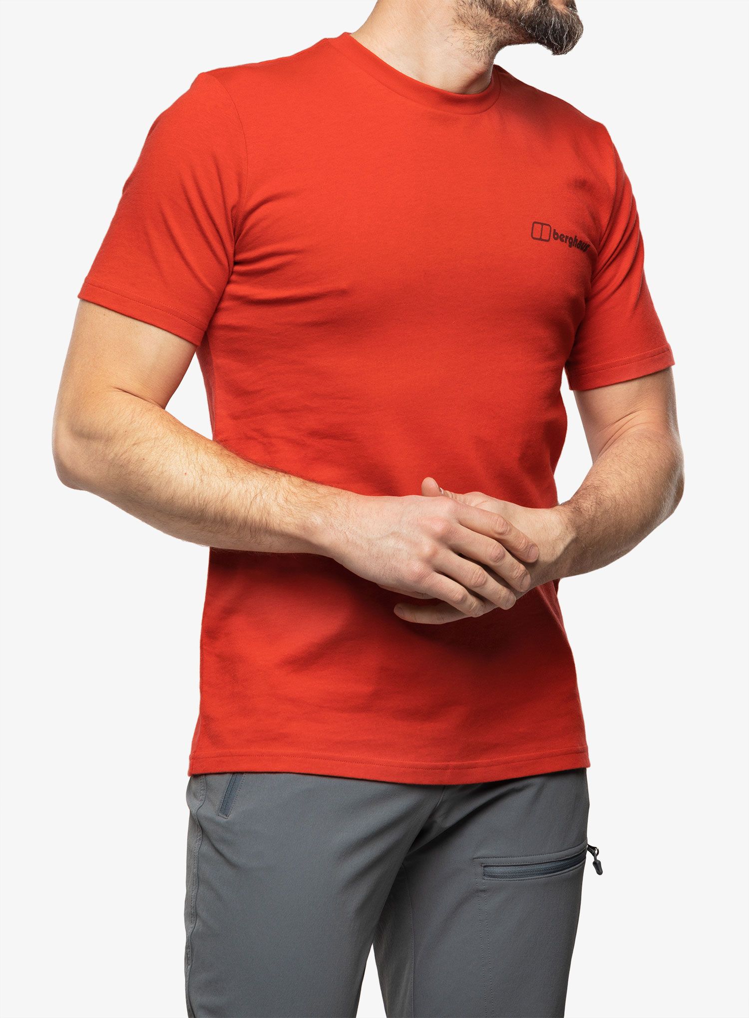 Pamučna majica Berghaus Etive Mor MTN T-Shirt - am red