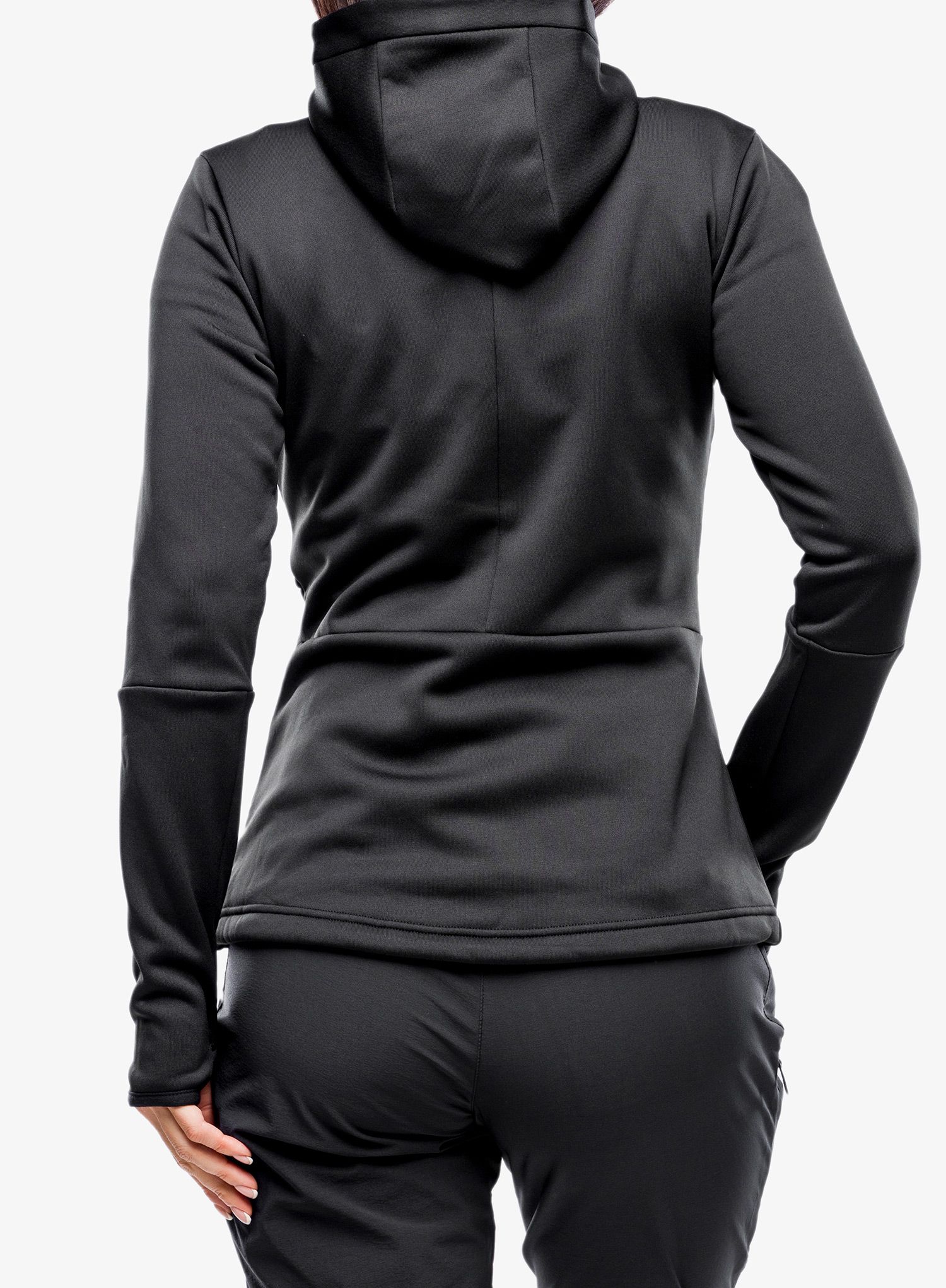 Ženska dukserica od flisa Berghaus Fourier Hooded - black/black