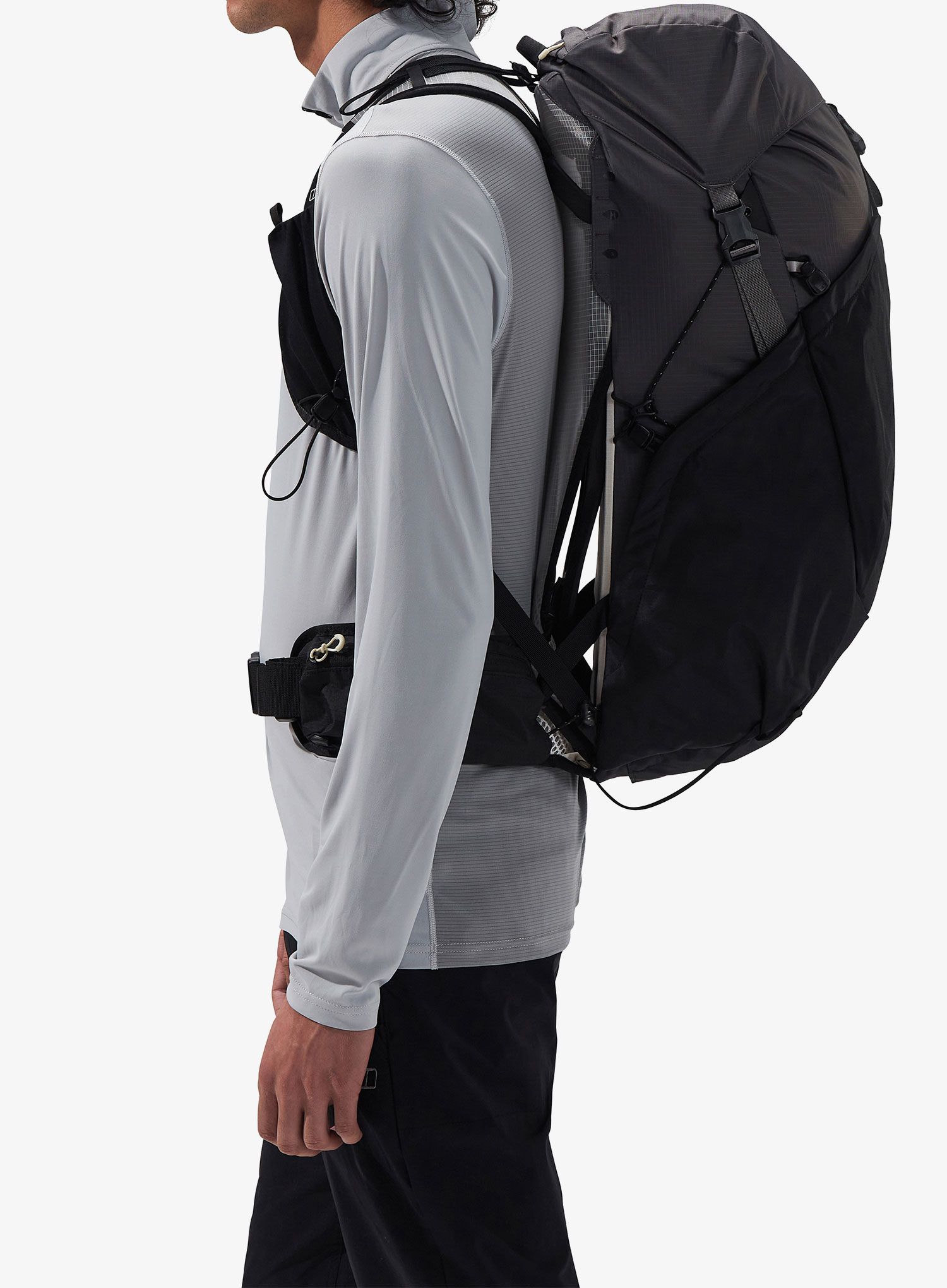 Planinarski ruksak Berghaus Freeflow 30 l - grey pinstripe/jet black